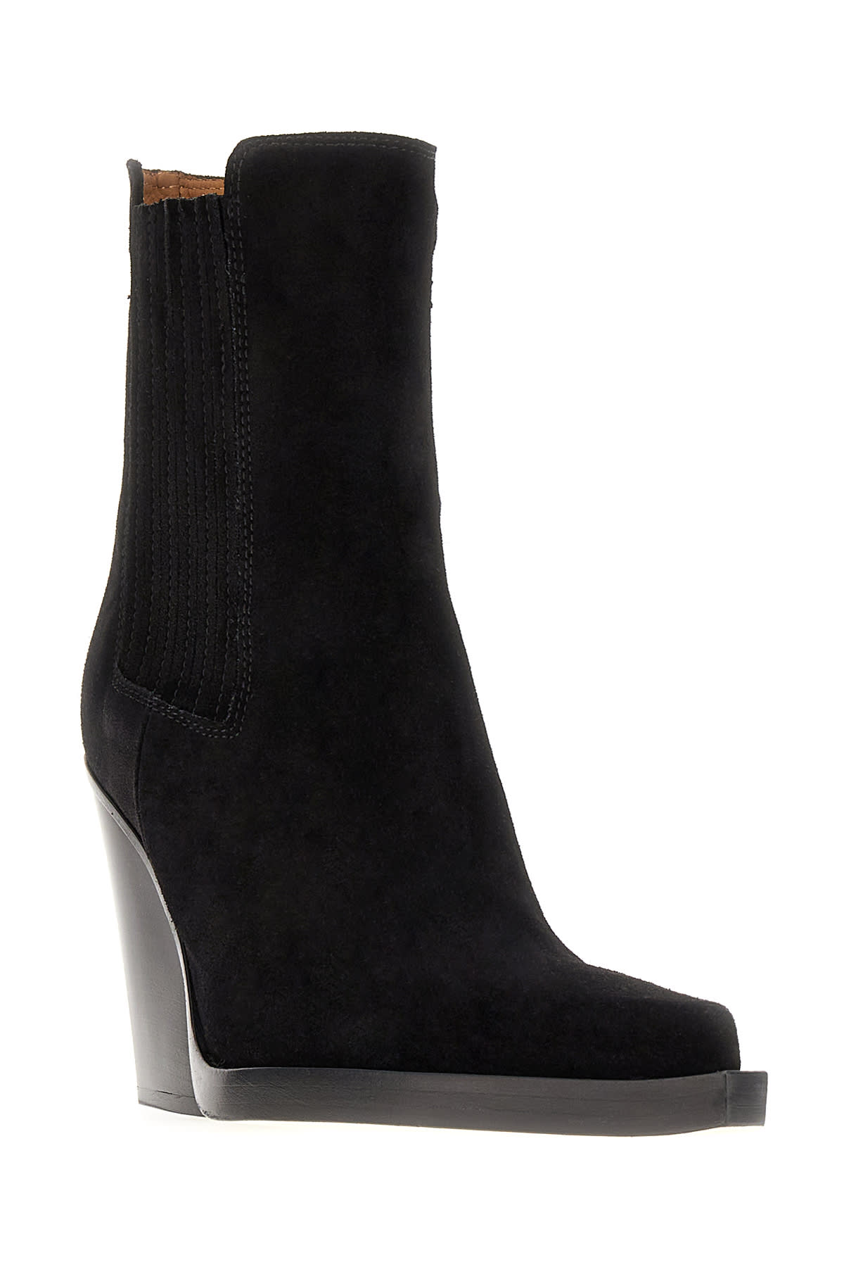 Shop Paris Texas Black Suede Dallas Ankle Boots