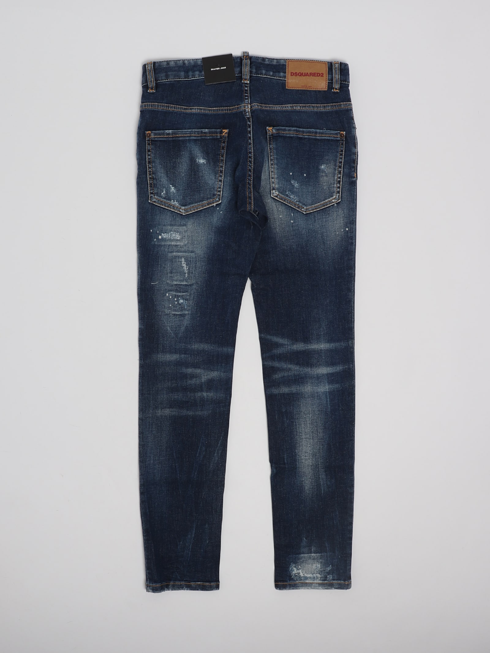 Shop Dsquared2 Jeans Jeans In Denim Scuro
