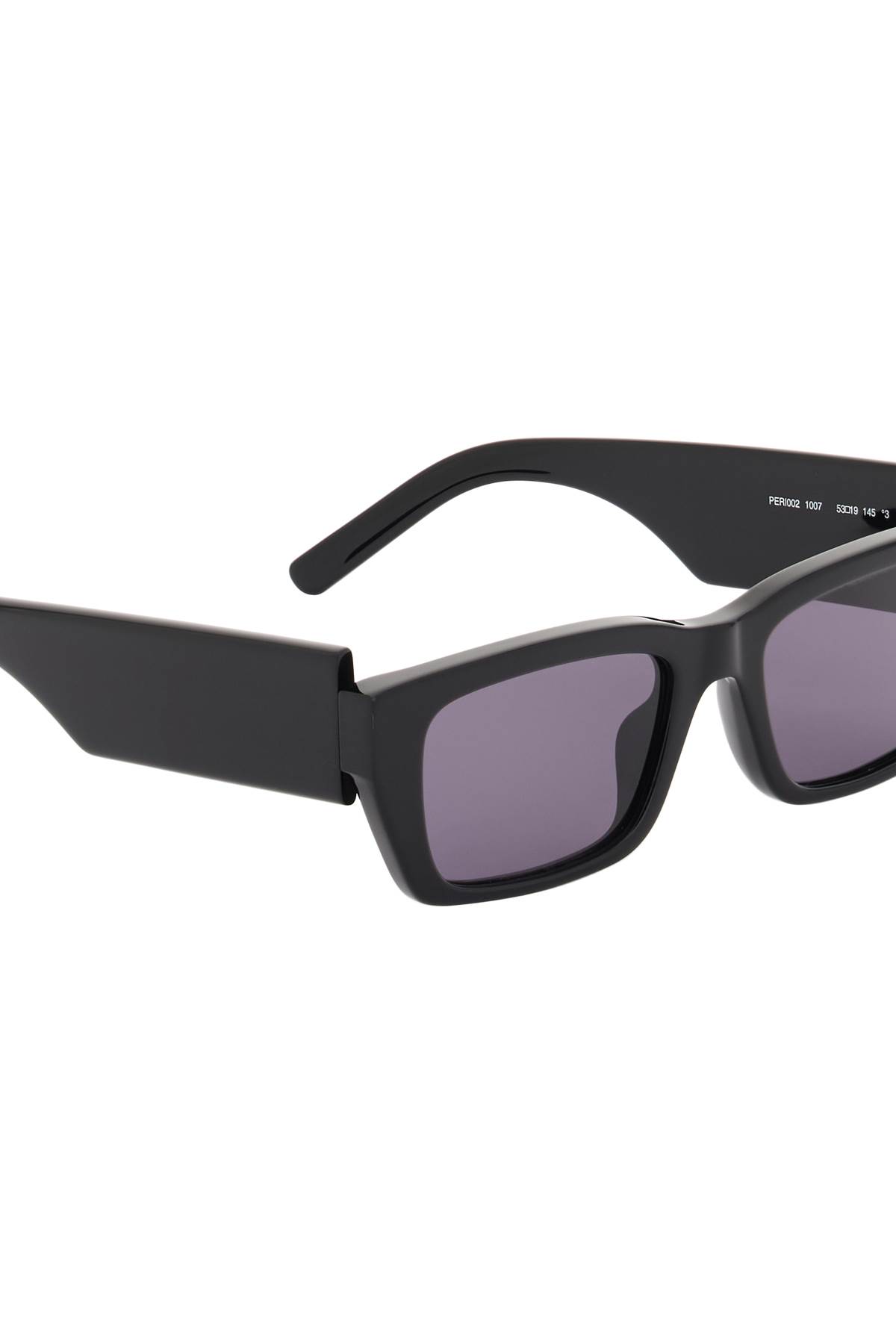 Palm Angels Palm Rectangle-frame Sunglasses In Black Dark Grey (black)