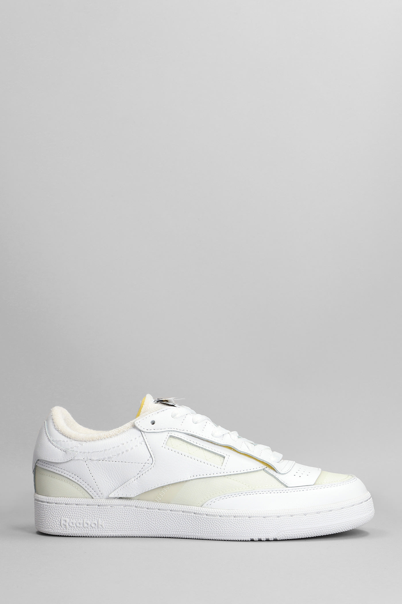 Maison Margiela Sneakers In White Leather And Fabric