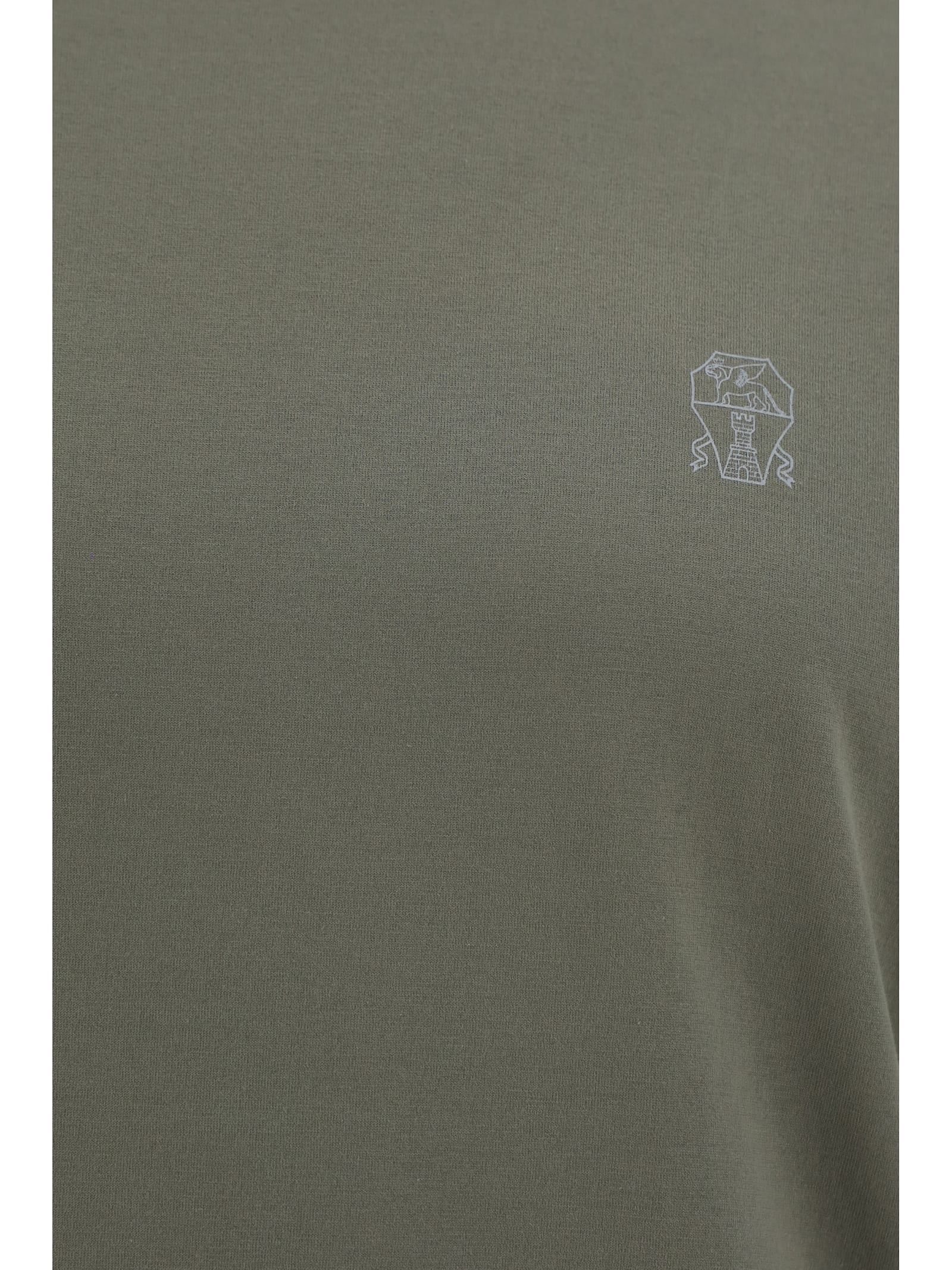 Shop Brunello Cucinelli T-shirt In 9222+9300