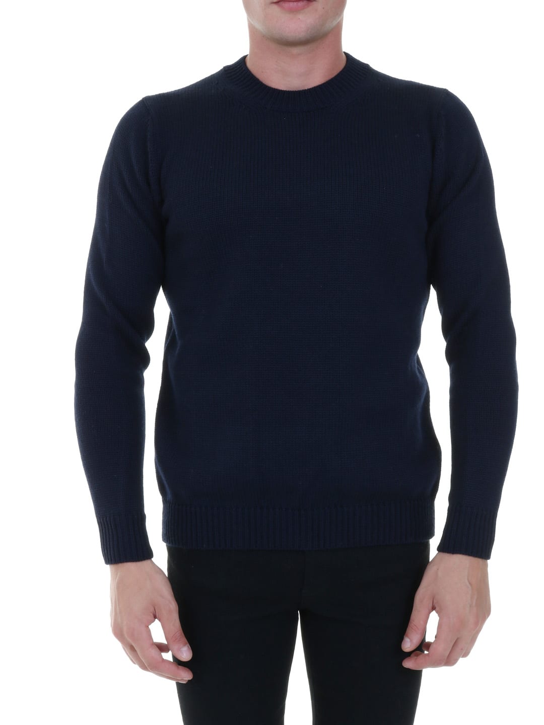 Roberto Collina Wool Sweater Blue