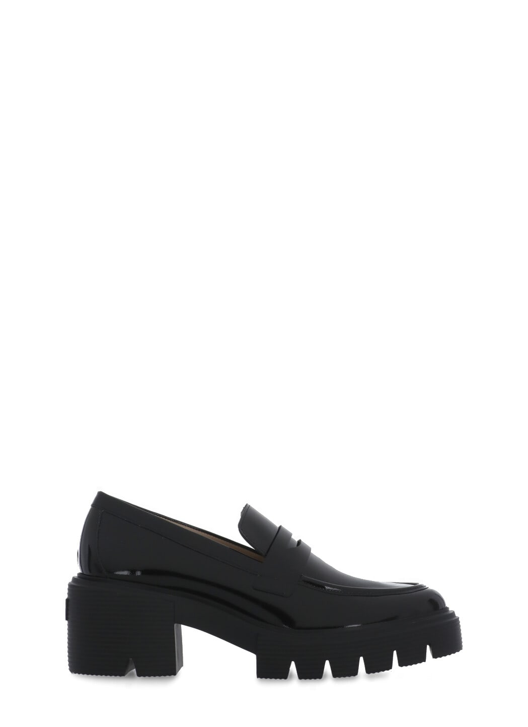 Shop Stuart Weitzman Soho Loafers In Black