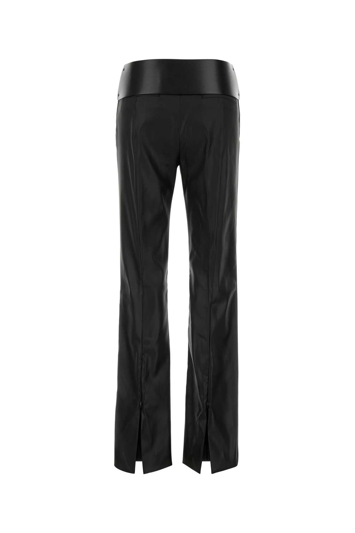 Sportmax Black Stretch Satin Adepto1234 Pant