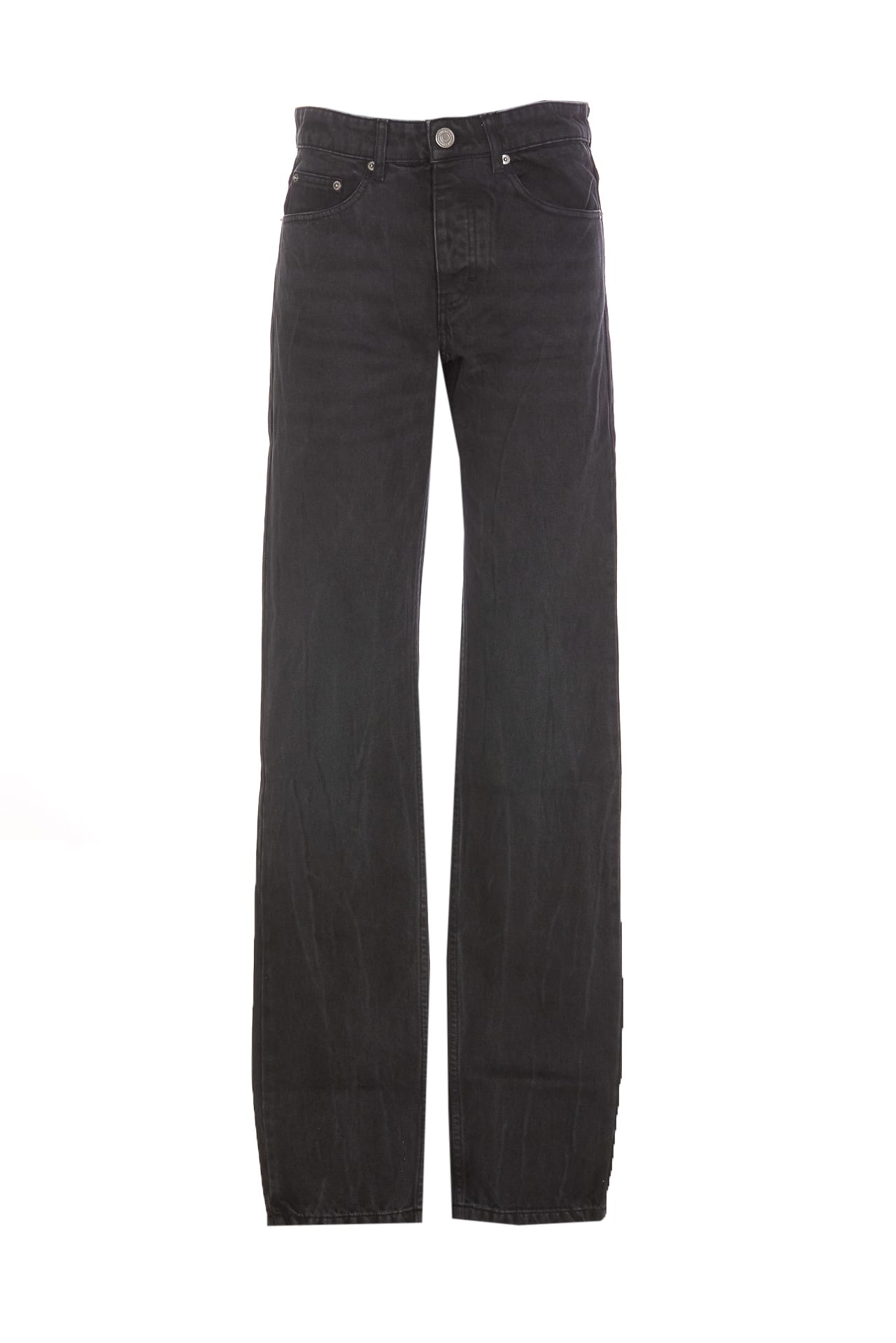 Shop Ami Alexandre Mattiussi Classic Fit Jeans In Black