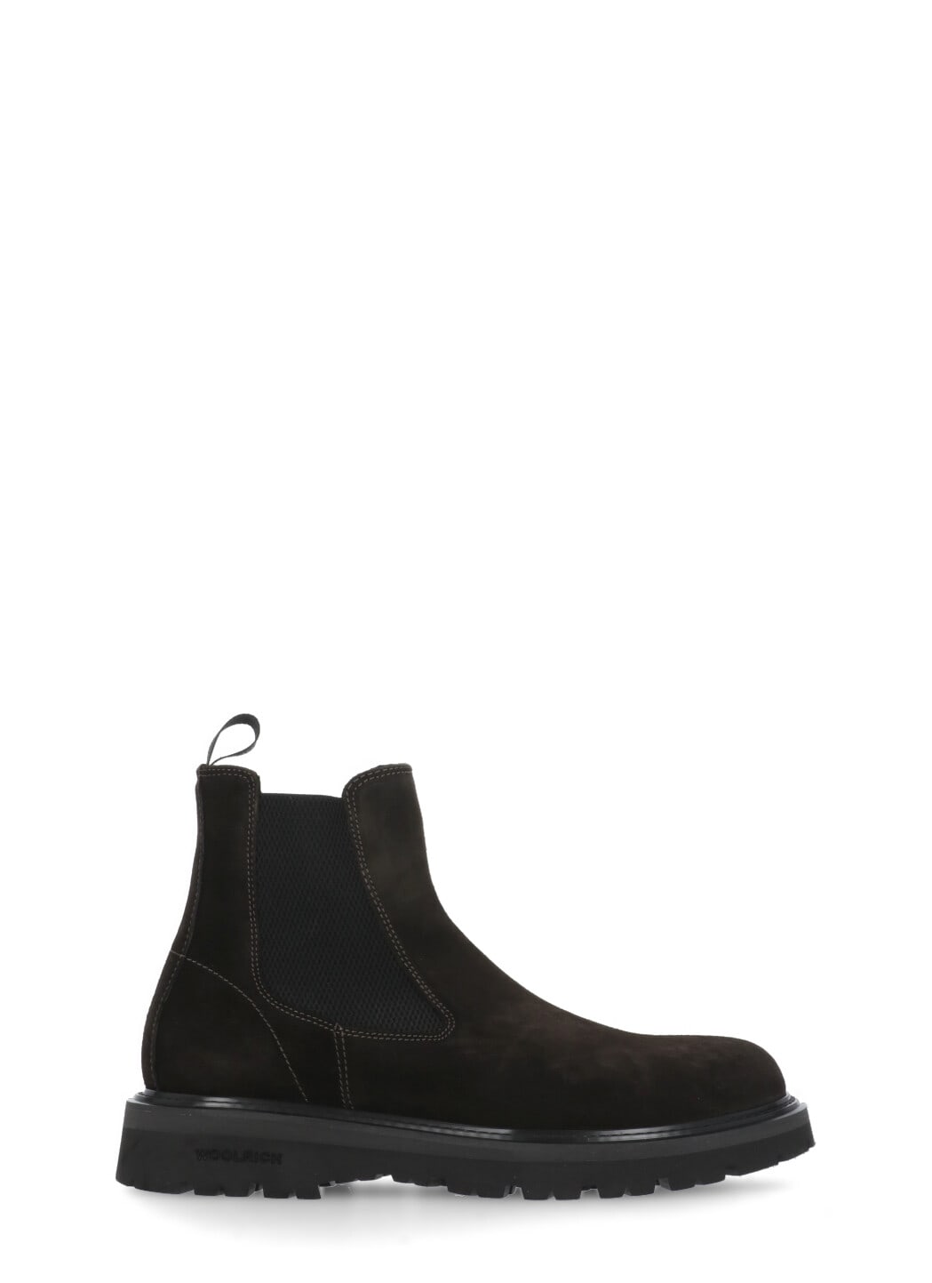Woolrich Chelsea New City Suede Boots In Brown
