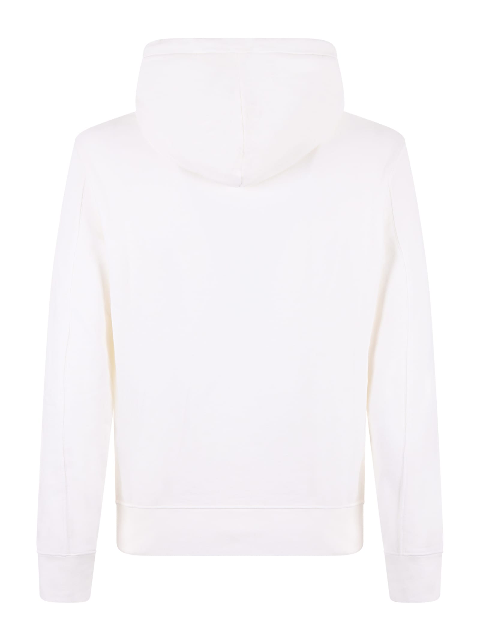 Shop C.p. Company Hoodie  In Cotton In White