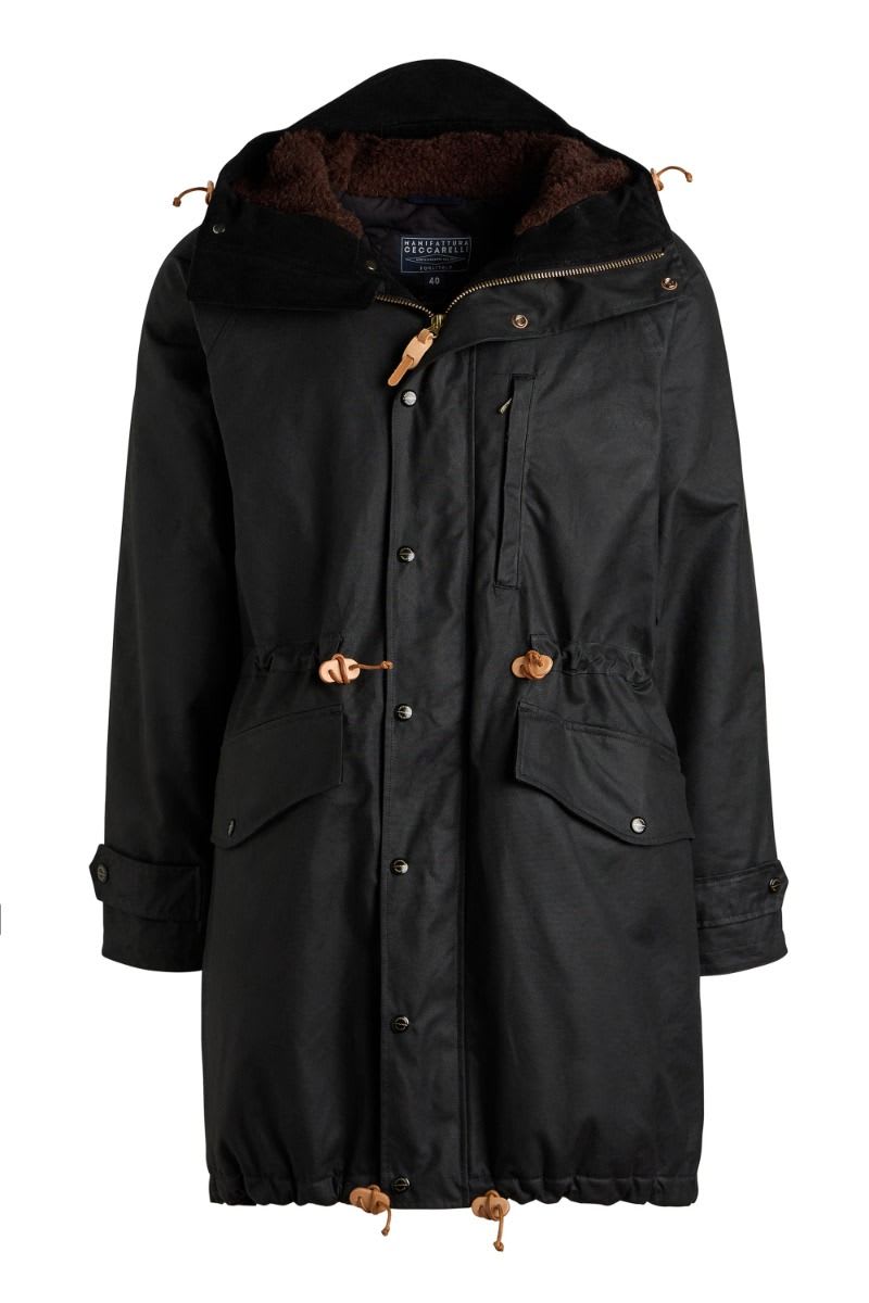 Shop Manifattura Ceccarelli Mountain Parka In Black