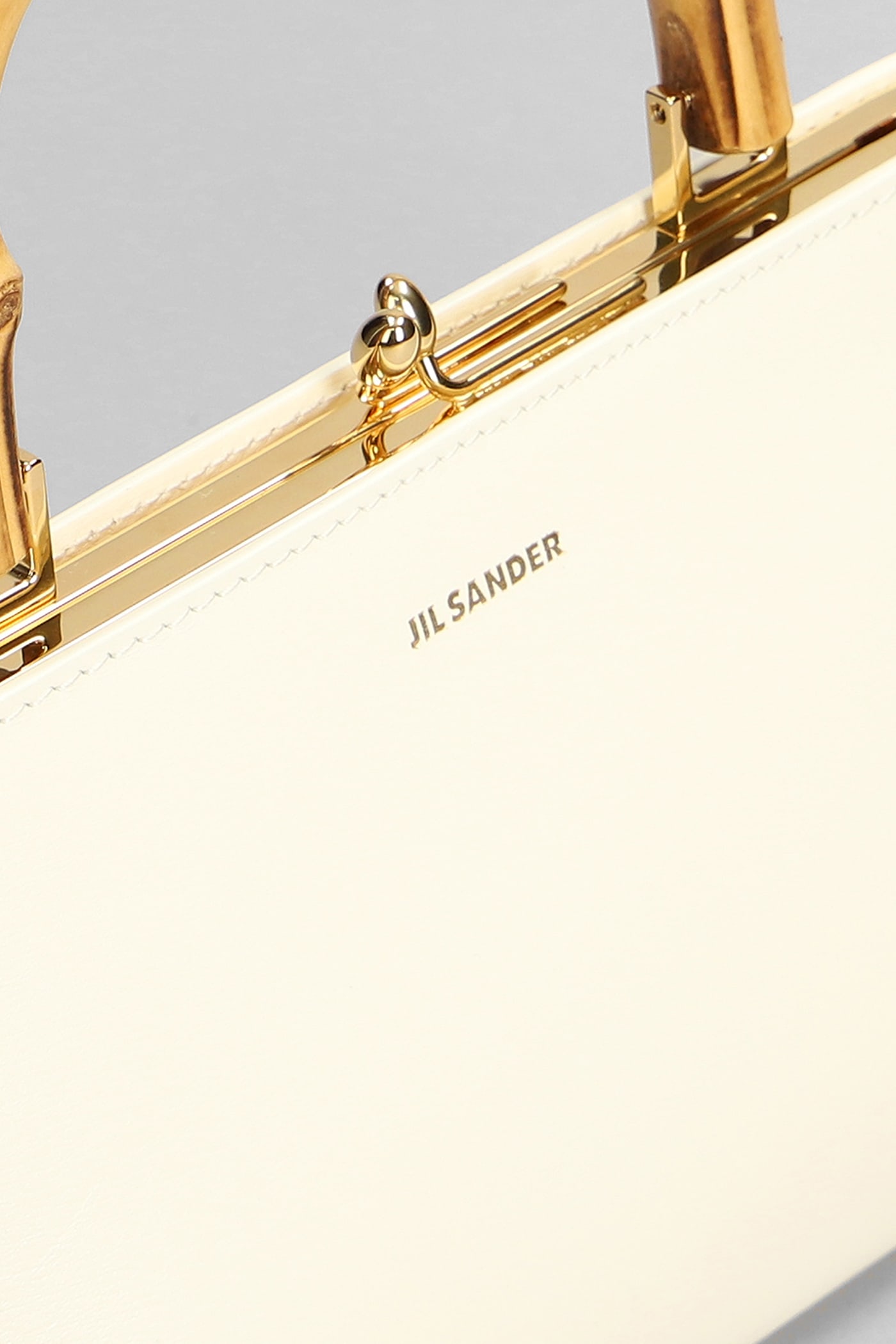 Jil Sander Off-white Goji Bamboo Mini Bag In White