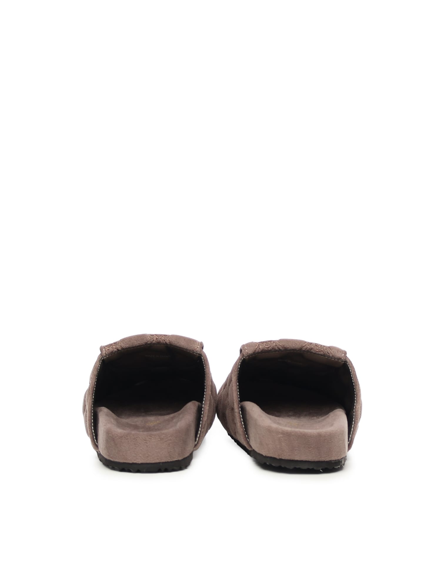 V73 Keira Slipper With Logo In Brown