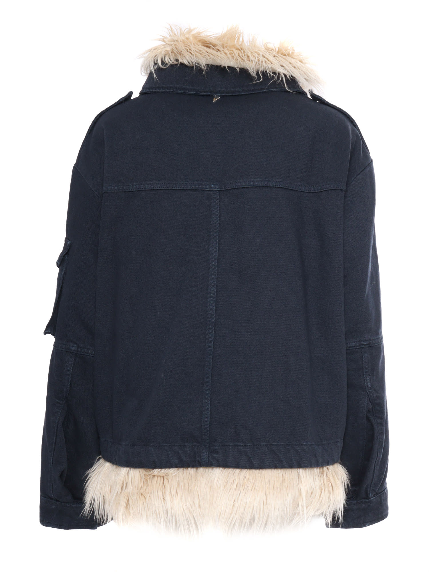 Shop Dondup Parka Jacket In Multicolor