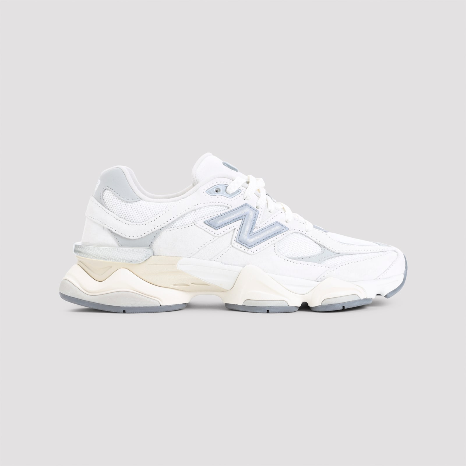 New Balance 9060 Low-top Sneakers In Sea Salt And White In White