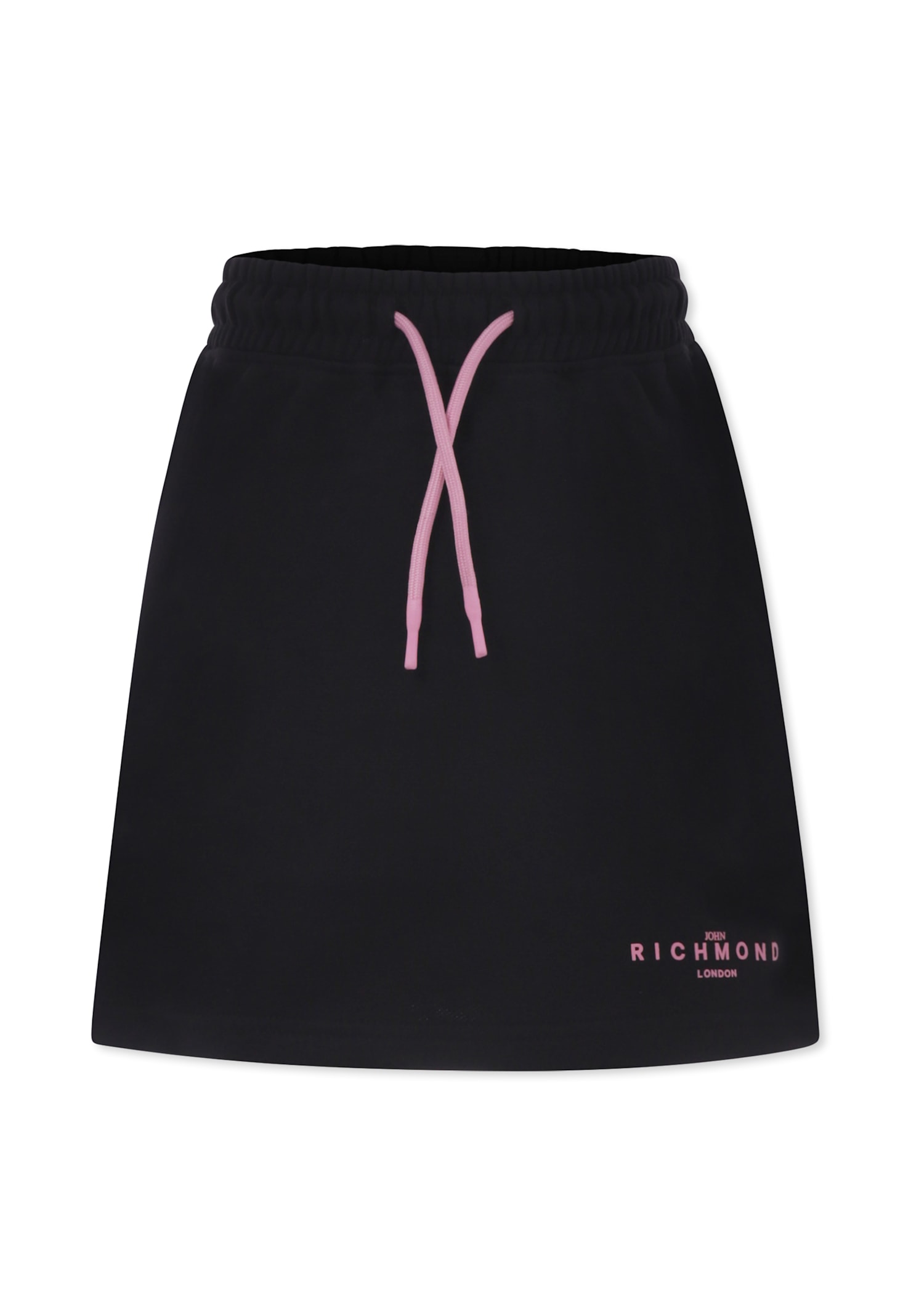 Richmond Black Skirt For Girl With Logo