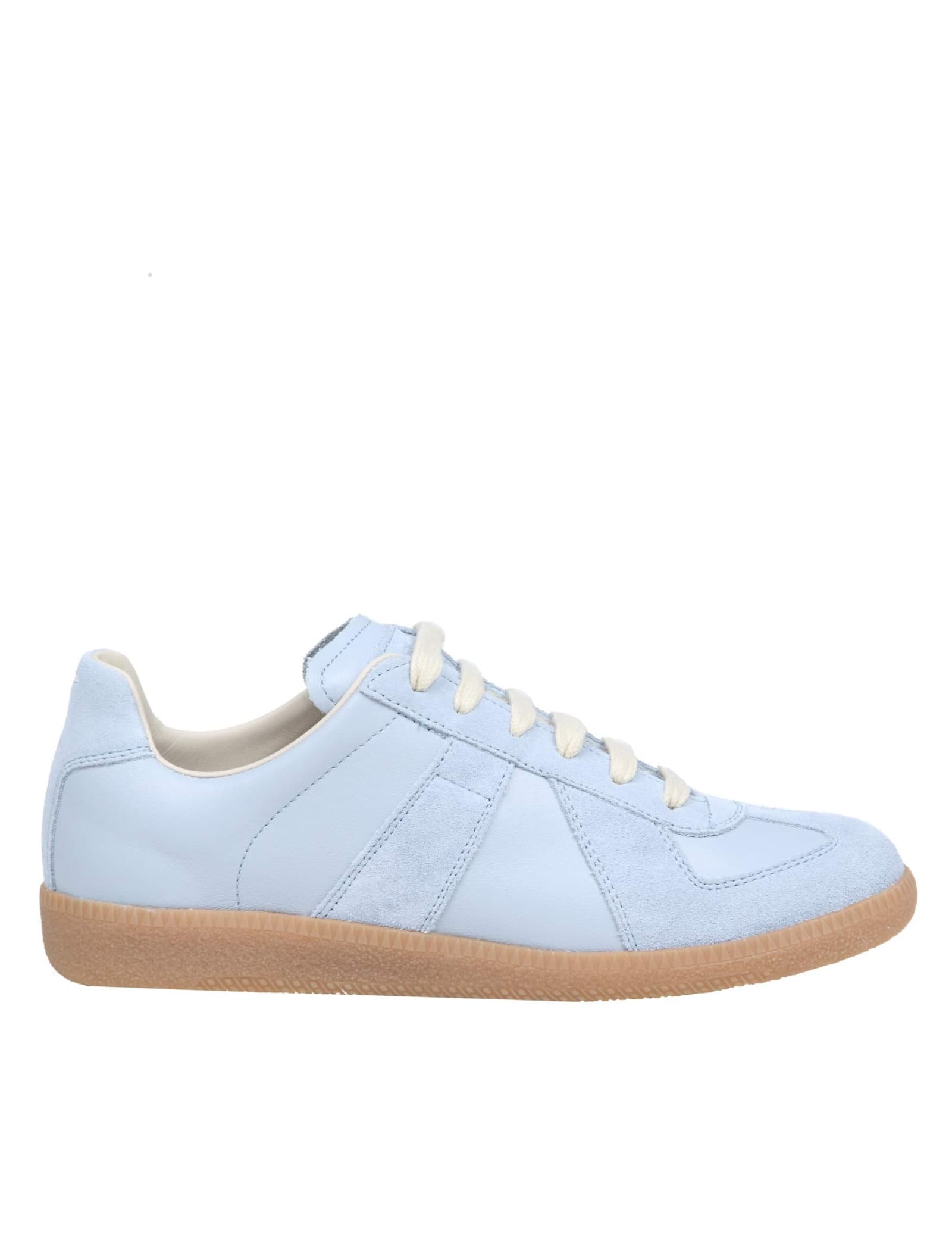Maison Margiela Replica Sneakers In Leather And Suede