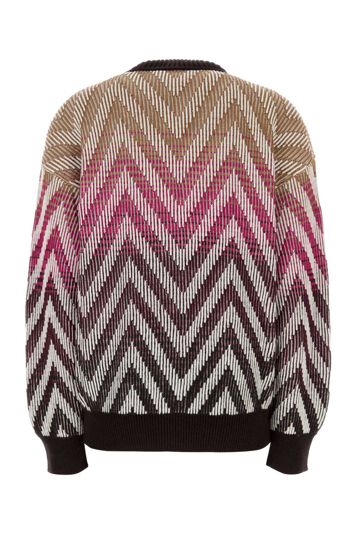 Shop Missoni Embroidered Wool Blend Oversize Cardigan In Multicolore