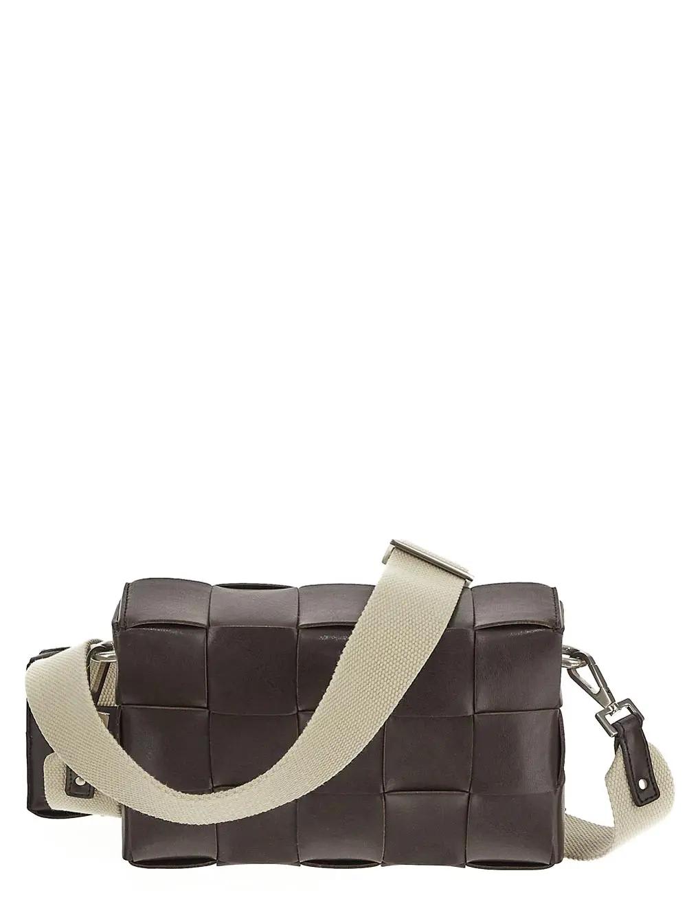 Shop Bottega Veneta Cassette Bag In Marrone