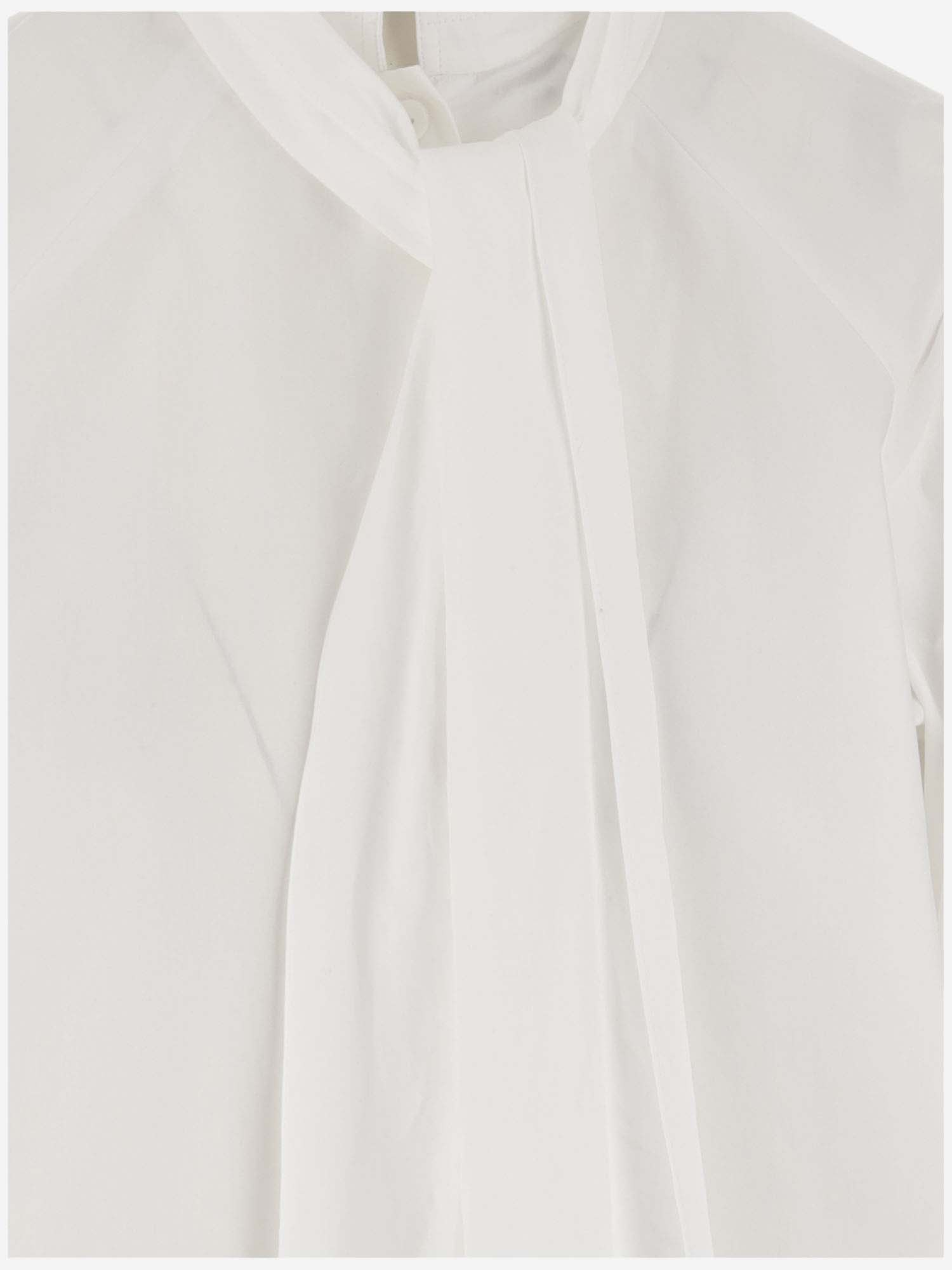 Shop Patou Cotton Shirt In White