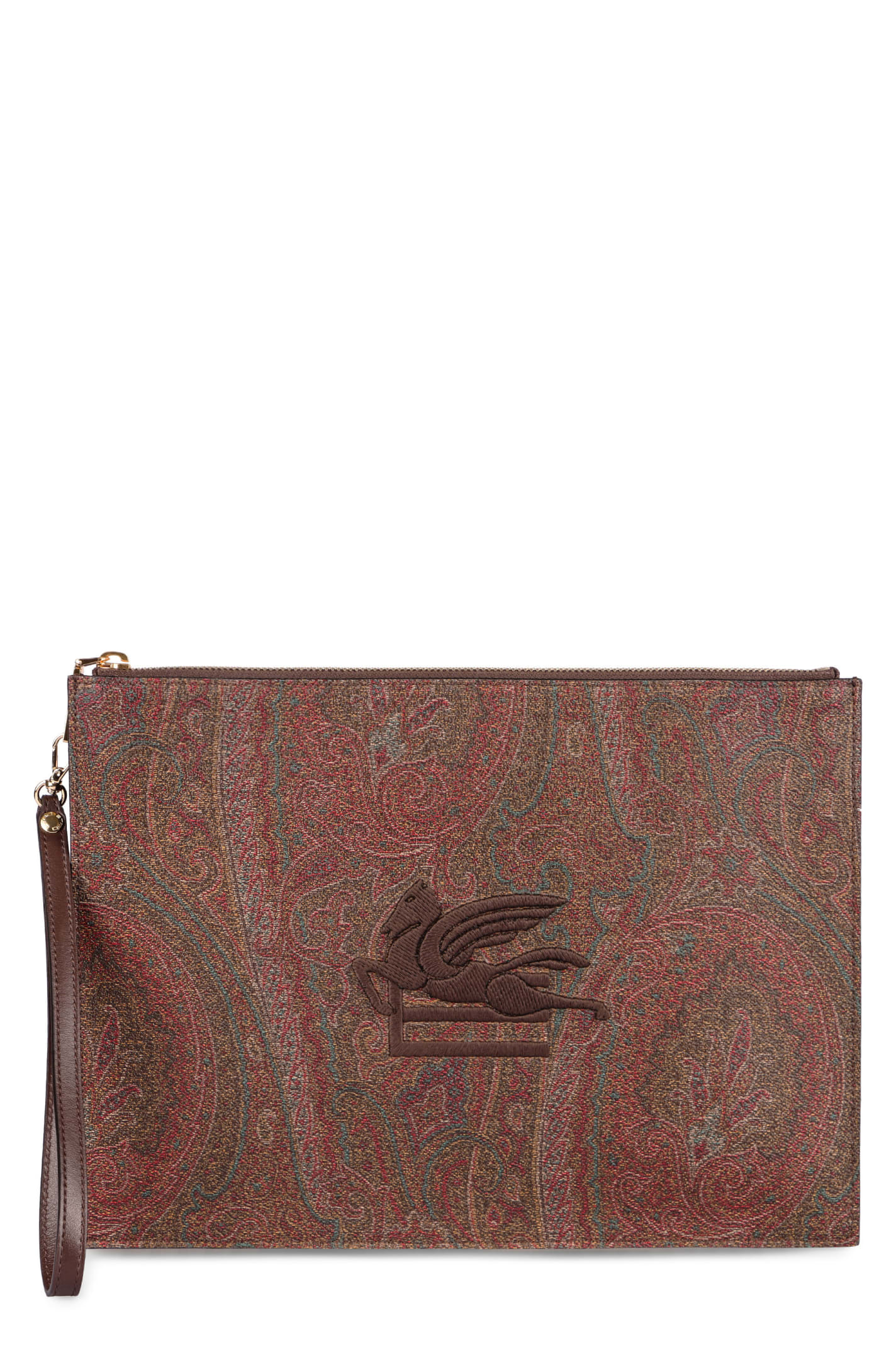 Jacquard Fabric Clutch