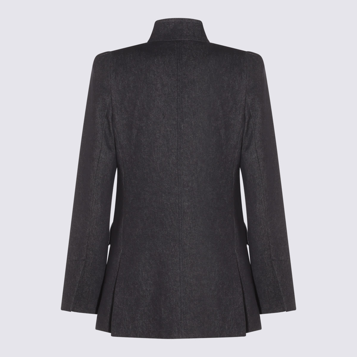 Max Mara Dark Blue Beatrice Casual Jacket In Black