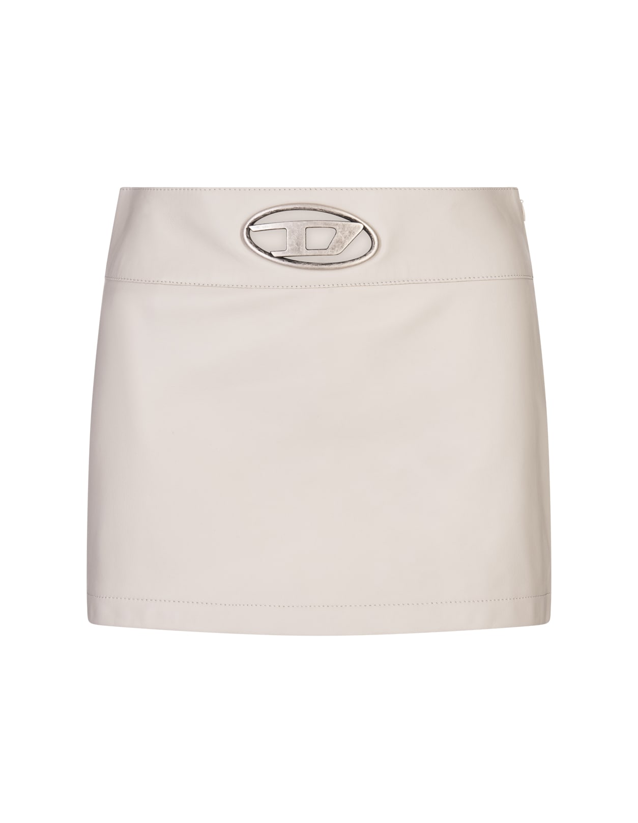 DIESEL WHITE L-DIXY MINI SKIRT 