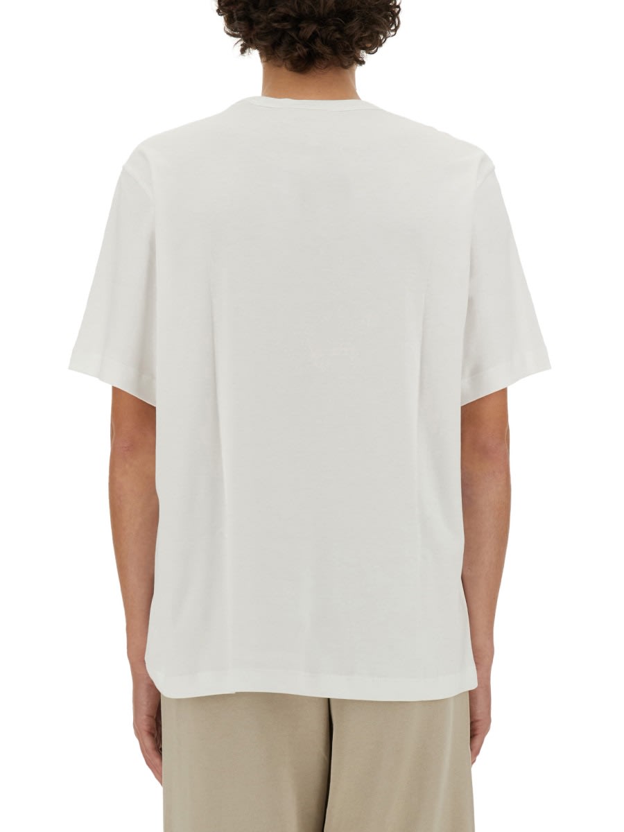 Helmut Lang T-shirt With Logo In White