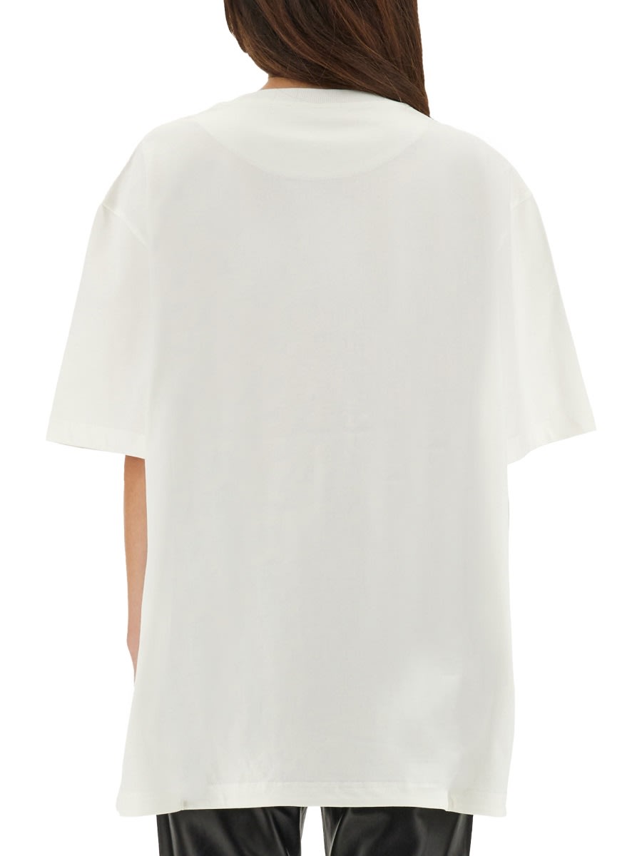 Attico Cotton T-shirt In White
