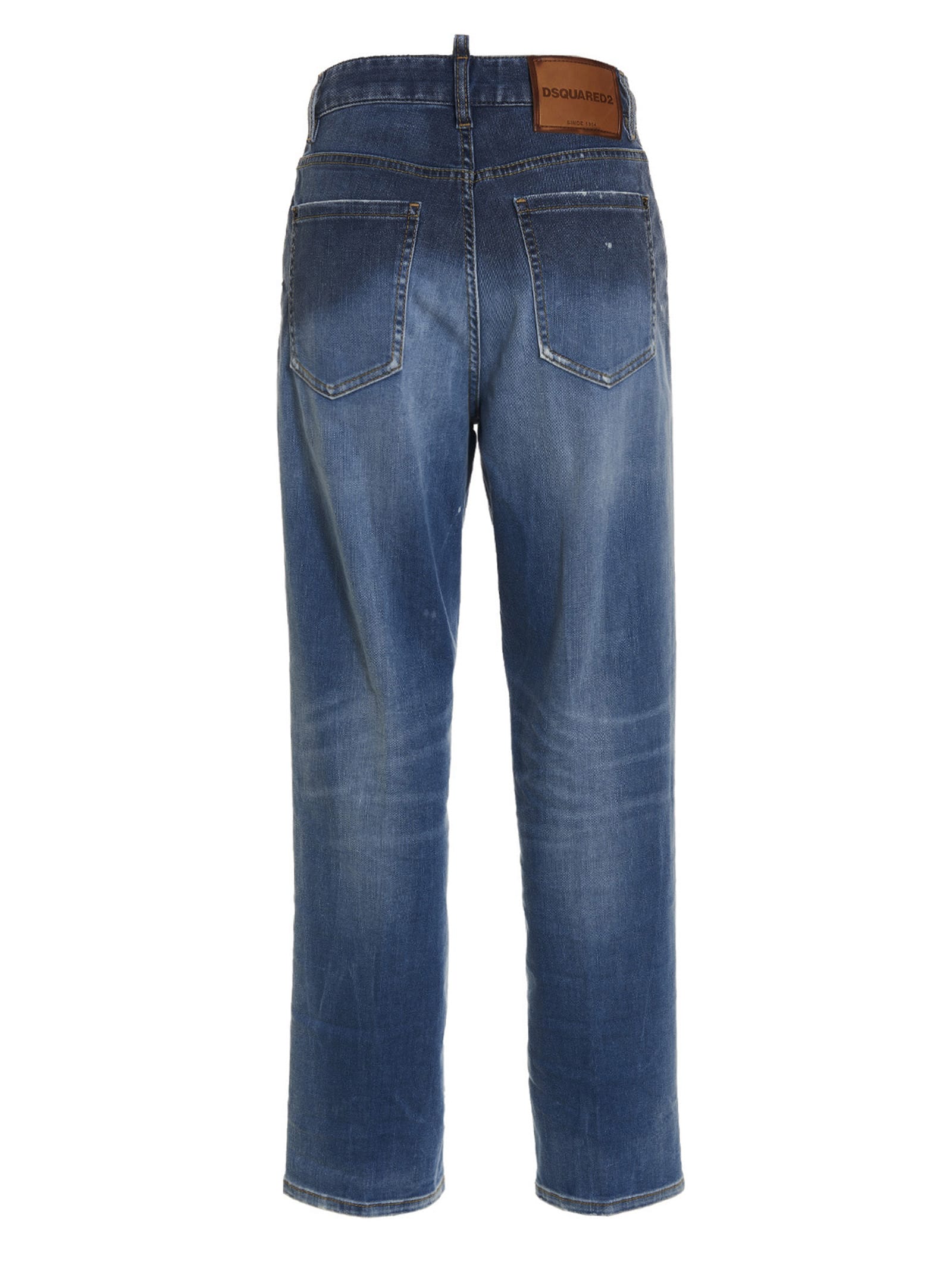 Shop Dsquared2 Boston Jeans In Blue