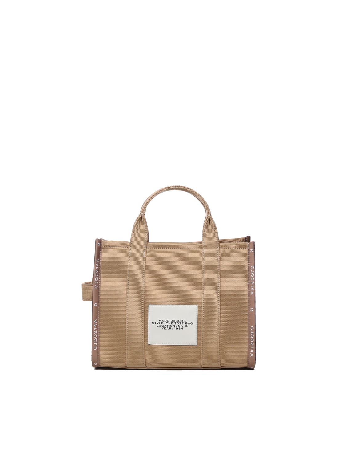 Shop Marc Jacobs The Tote Jacqaurd Medium Bag In Brown