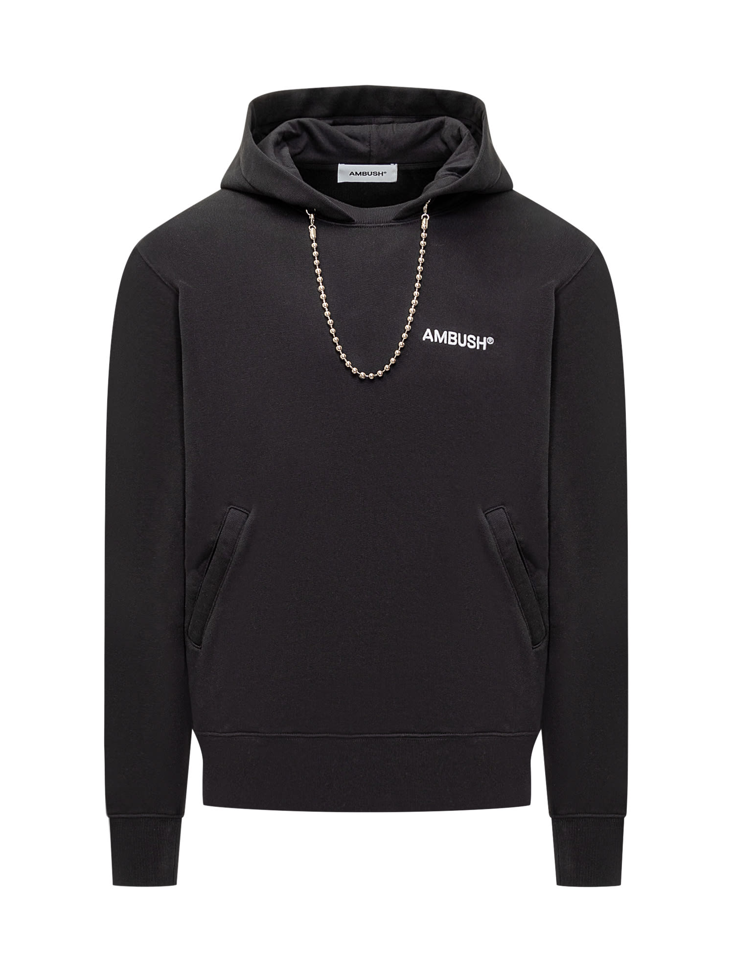 Shop Ambush Ballchain Hoodie In Tap Shoe Blanc De Blanc