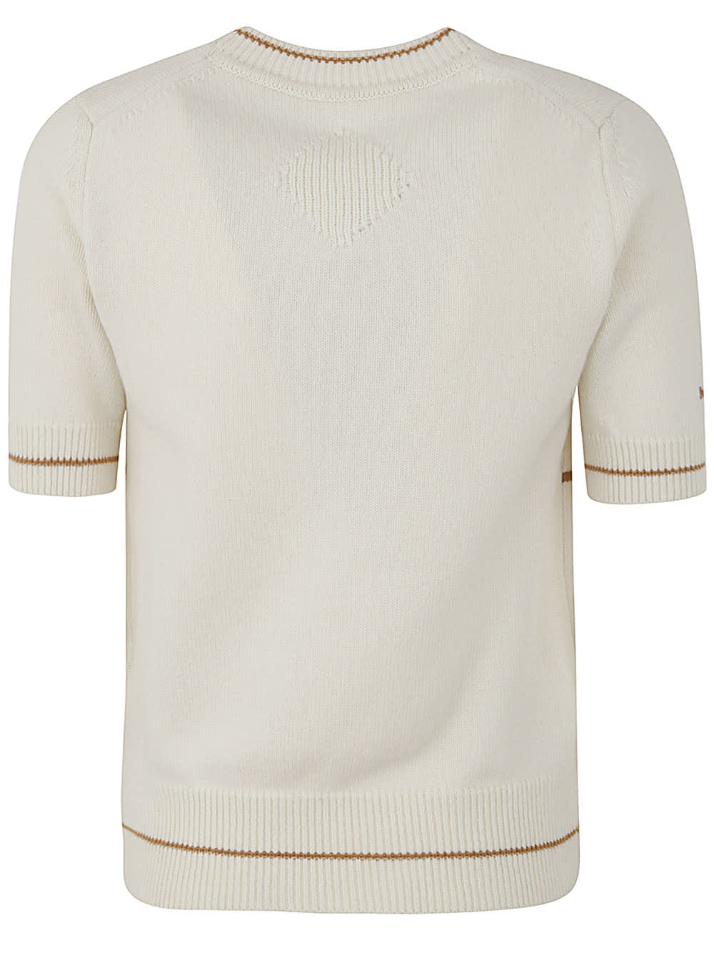 Shop Mcm W Col Sweater Wi In Ivory