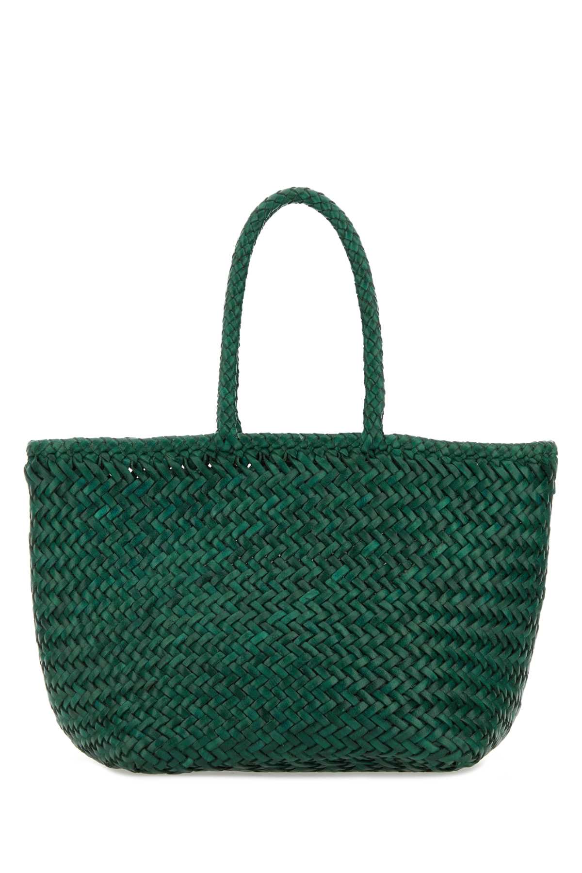 Bottle Green Leather Small Grace Handbag