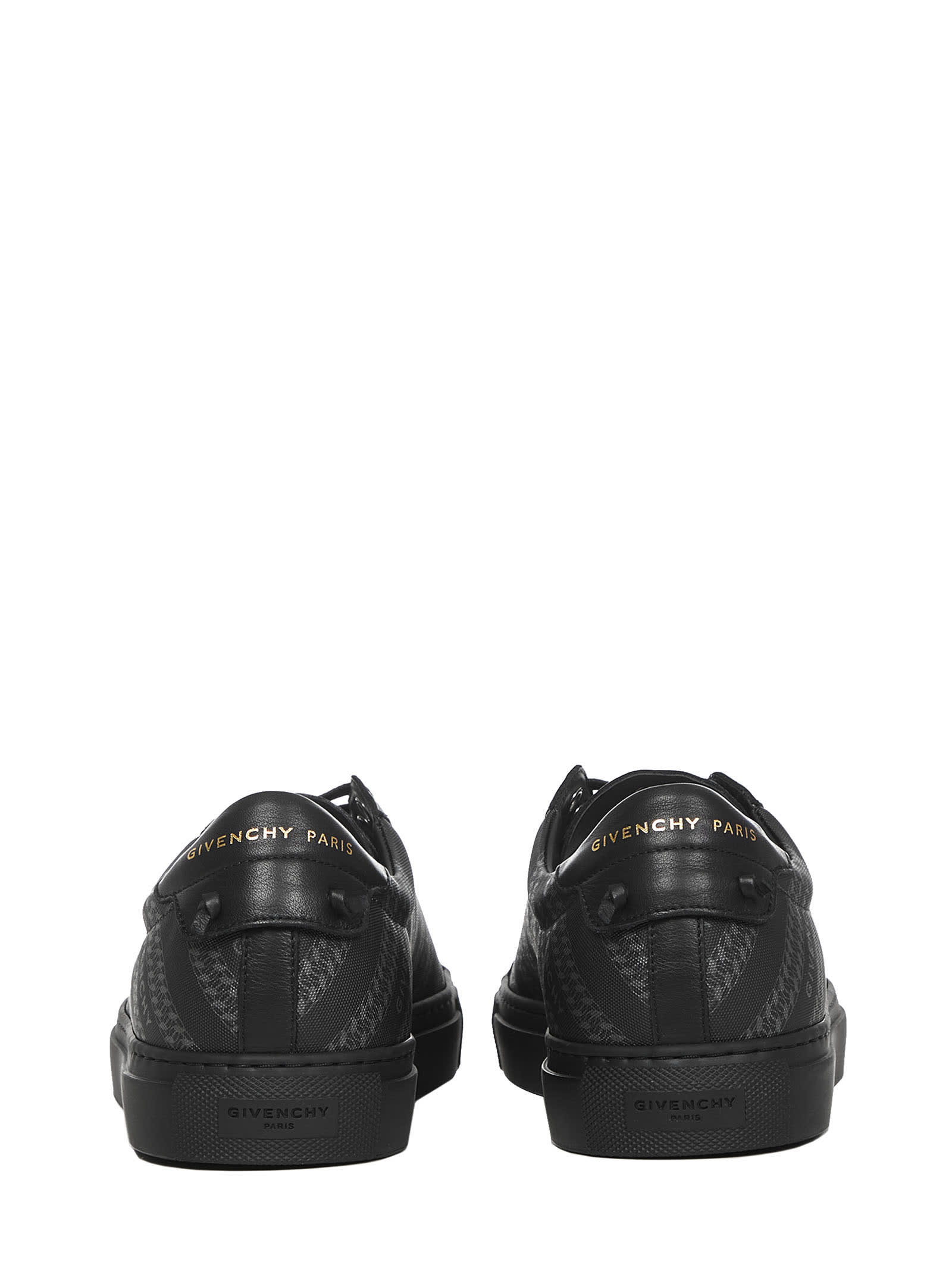 givenchy black urban street sneakers