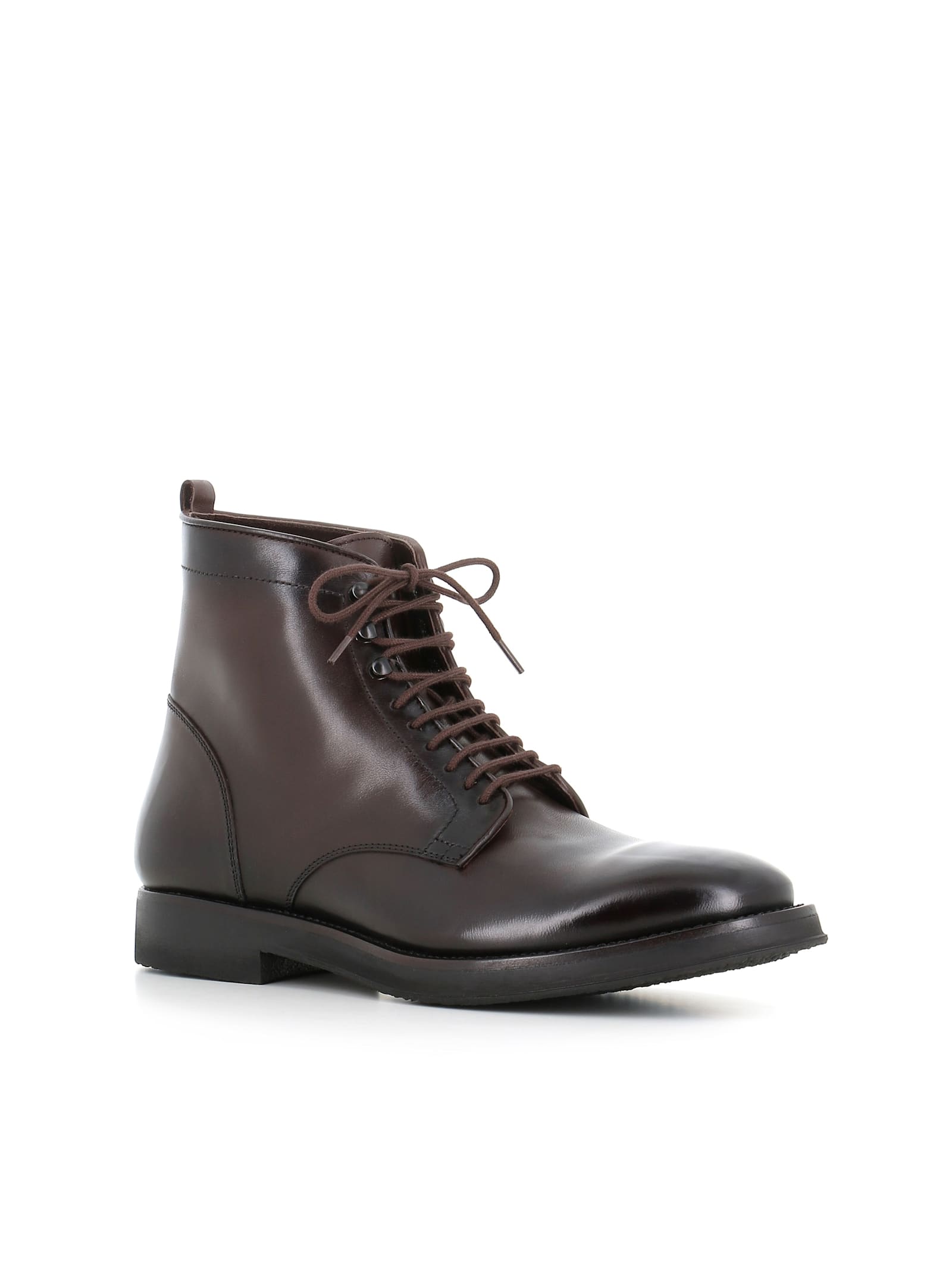 Alberto Fasciani Lace-up Boot Caleb 47055 In Brown