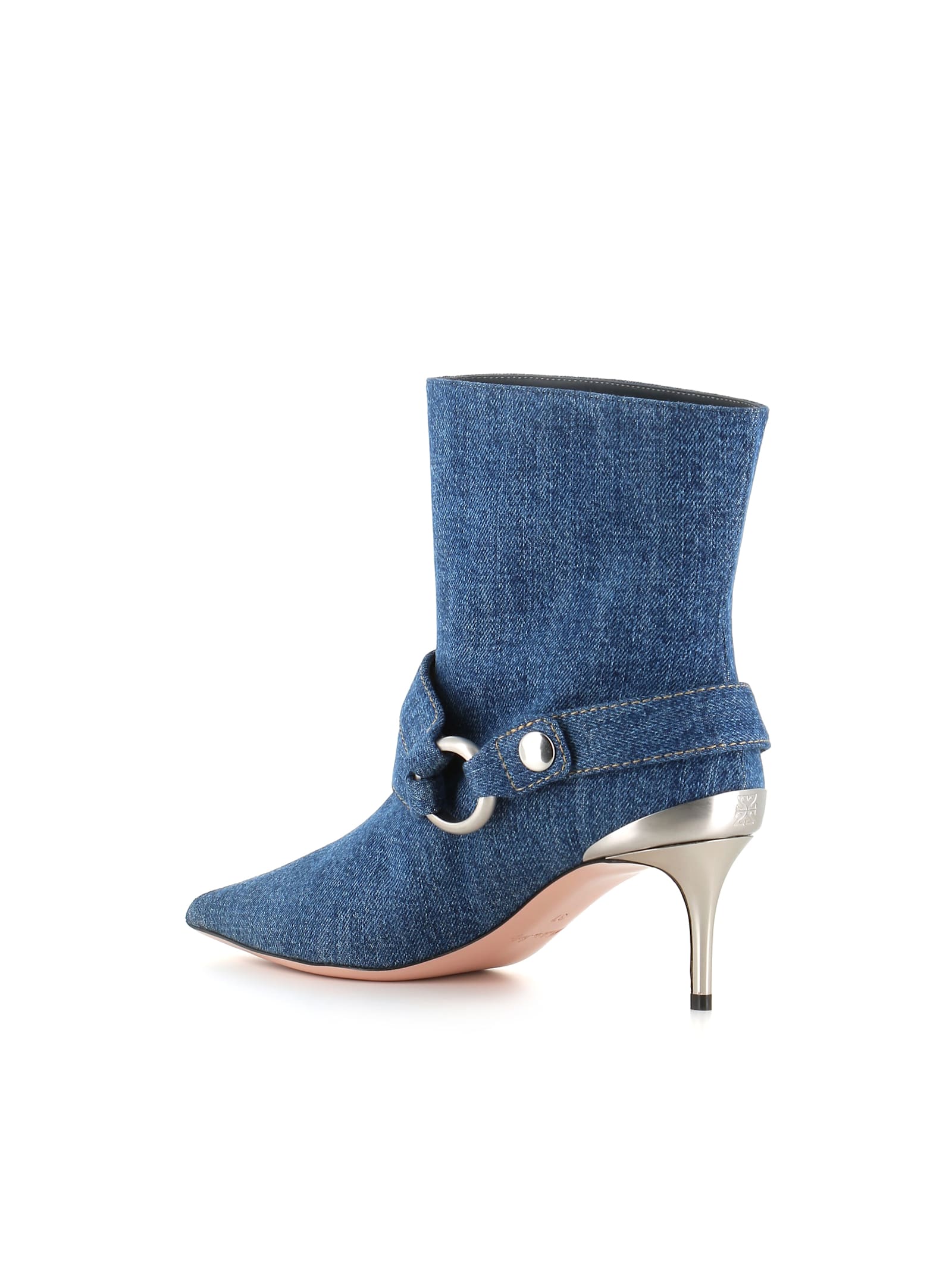 Jean-michel Cazabat Ankle Boot Patty Biker In Blue