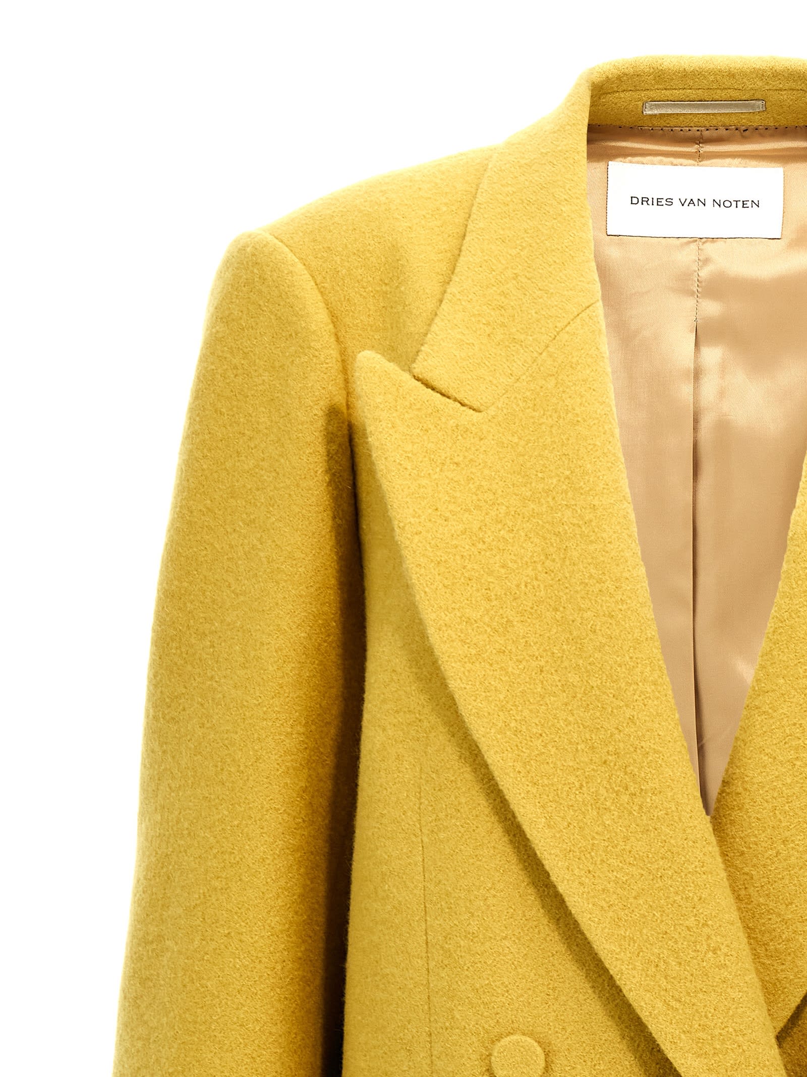 Shop Dries Van Noten Blink Blazer In Yellow