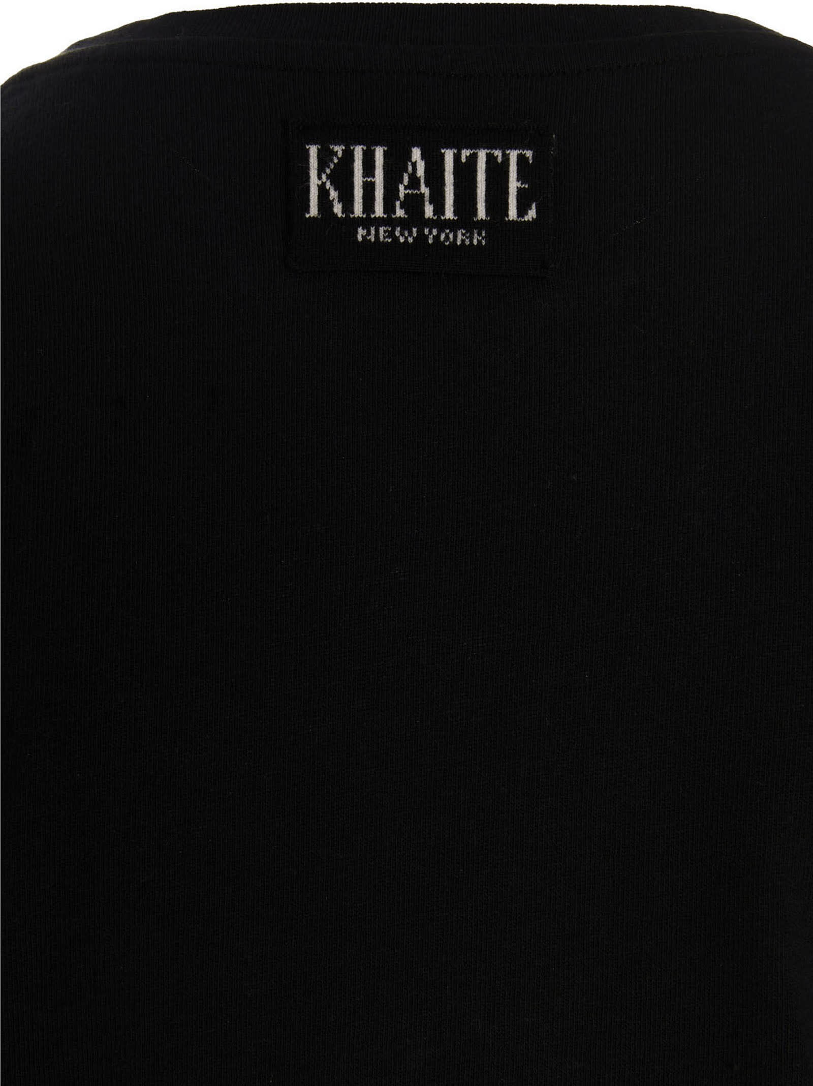 Shop Khaite Mae T-shirt In Black