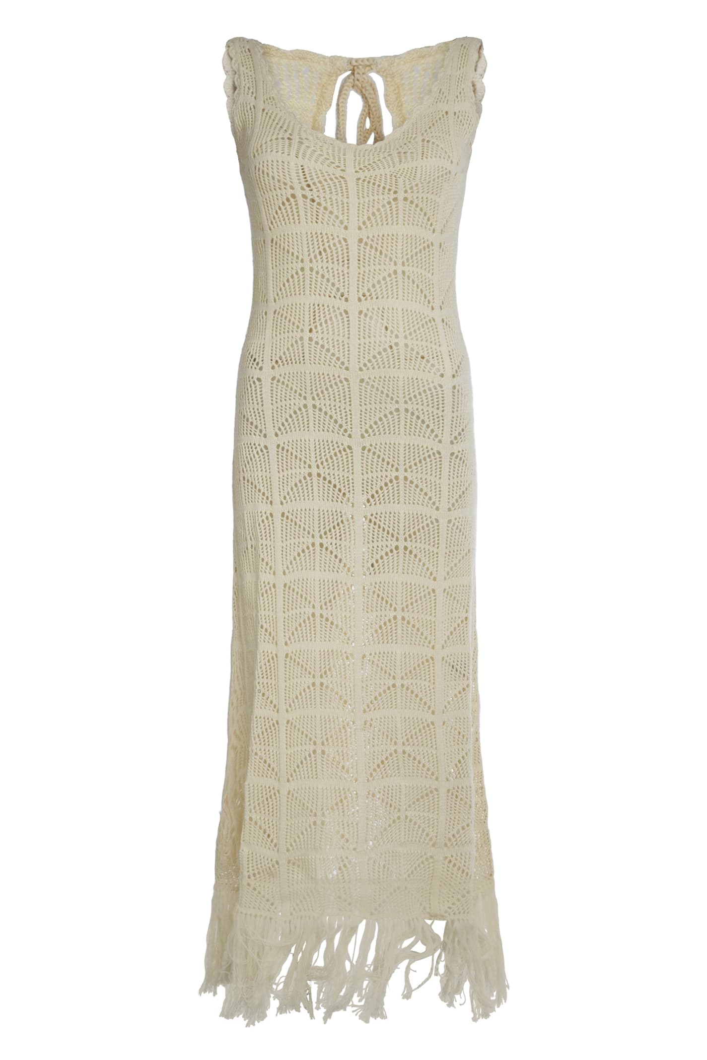 Rodebjer Cotton Sweater-dress In Neutral