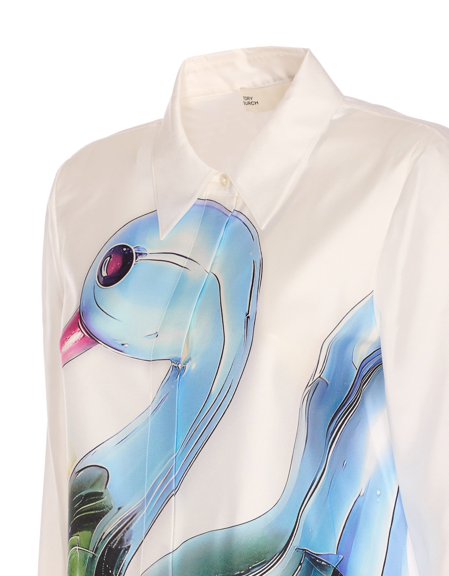 Tory Burch Lucky Duck Shirt In White