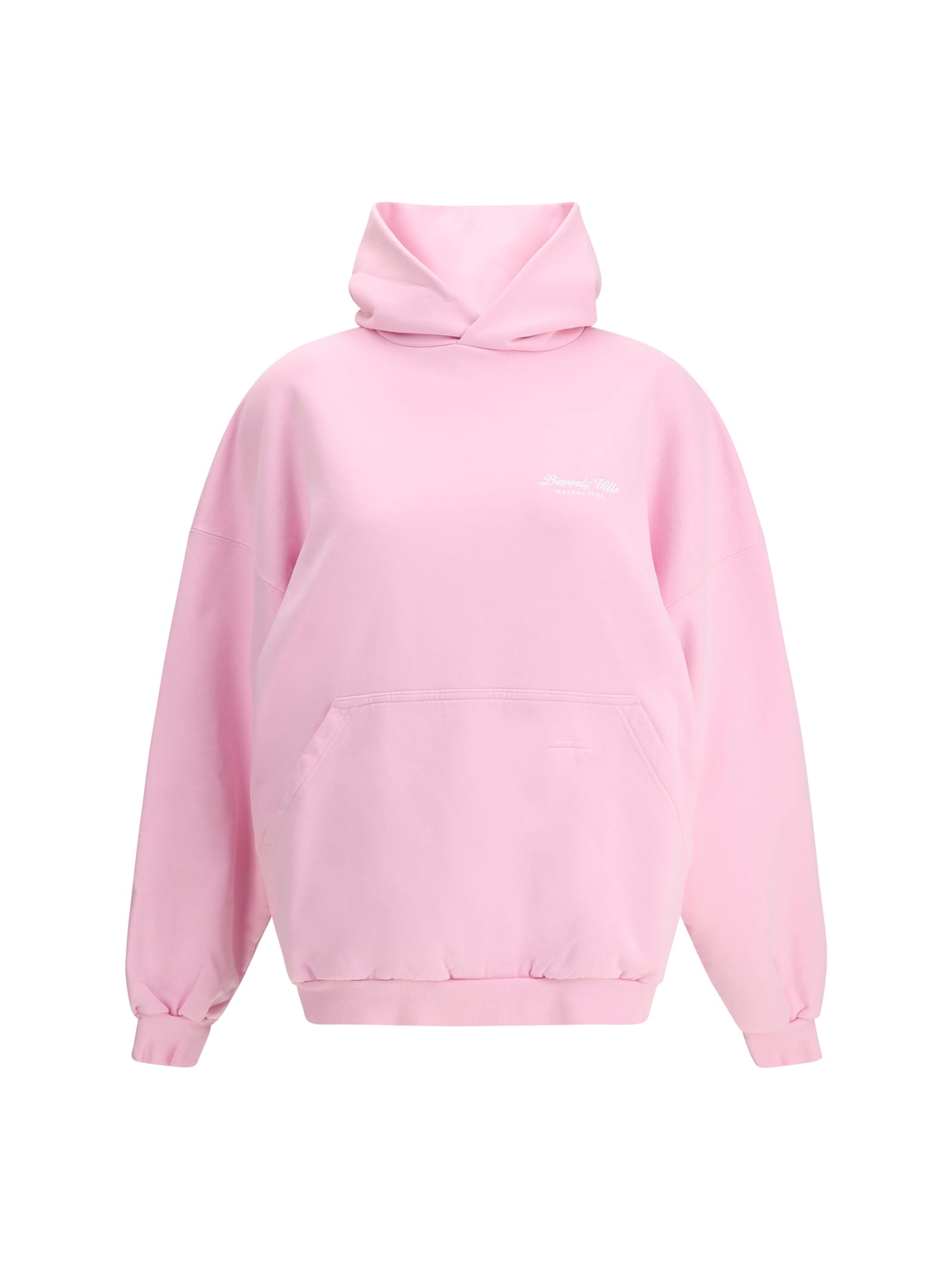 Balenciaga Hoodie Over Beverly Hills Pink