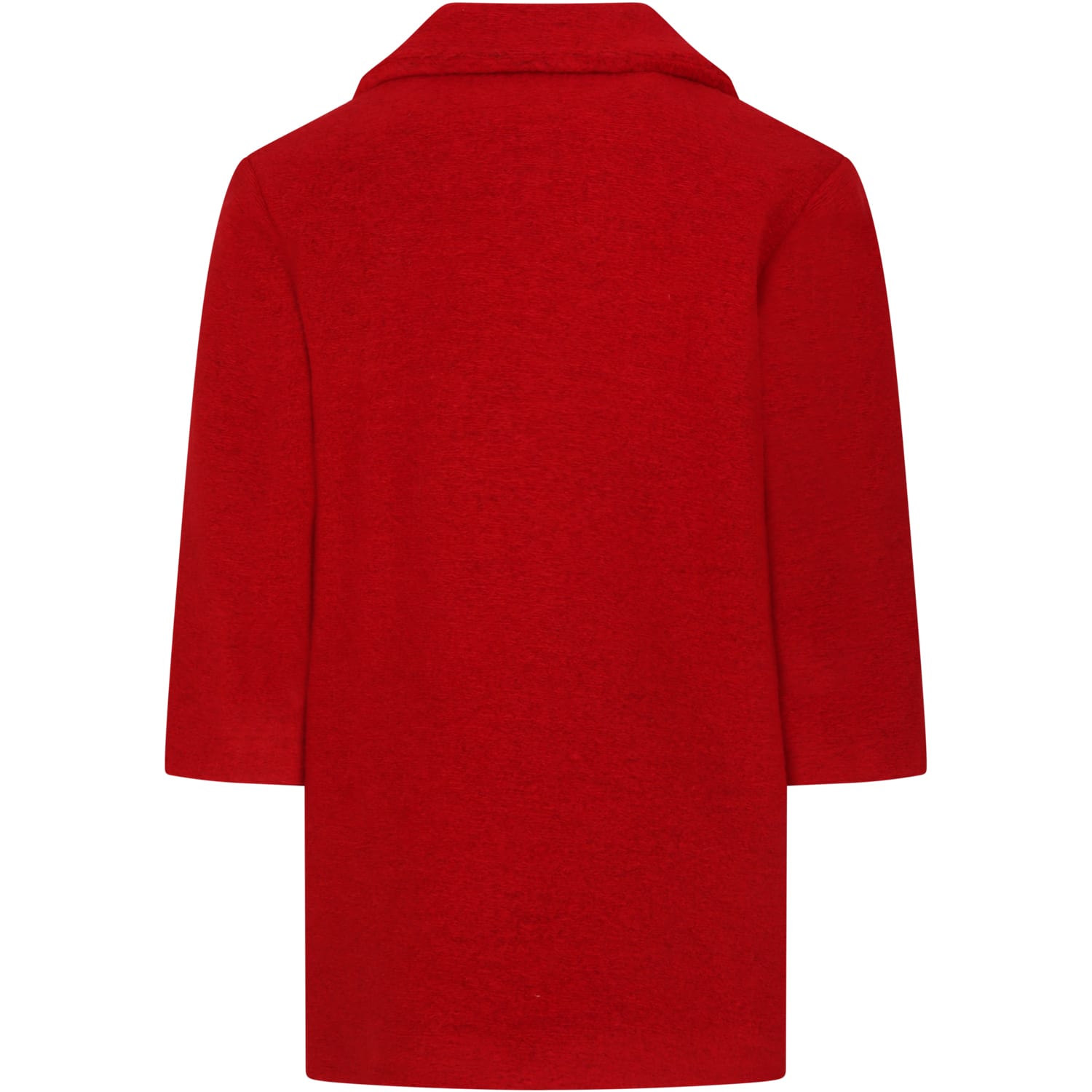 Shop Monnalisa Red Coat For Girl