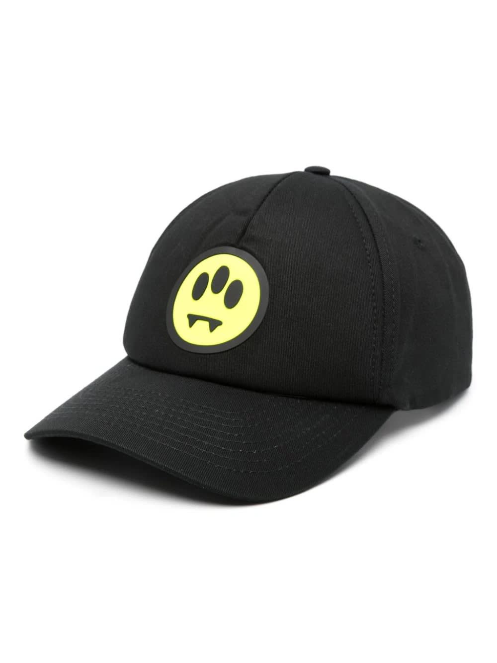 Black Baseball Hat With Logo