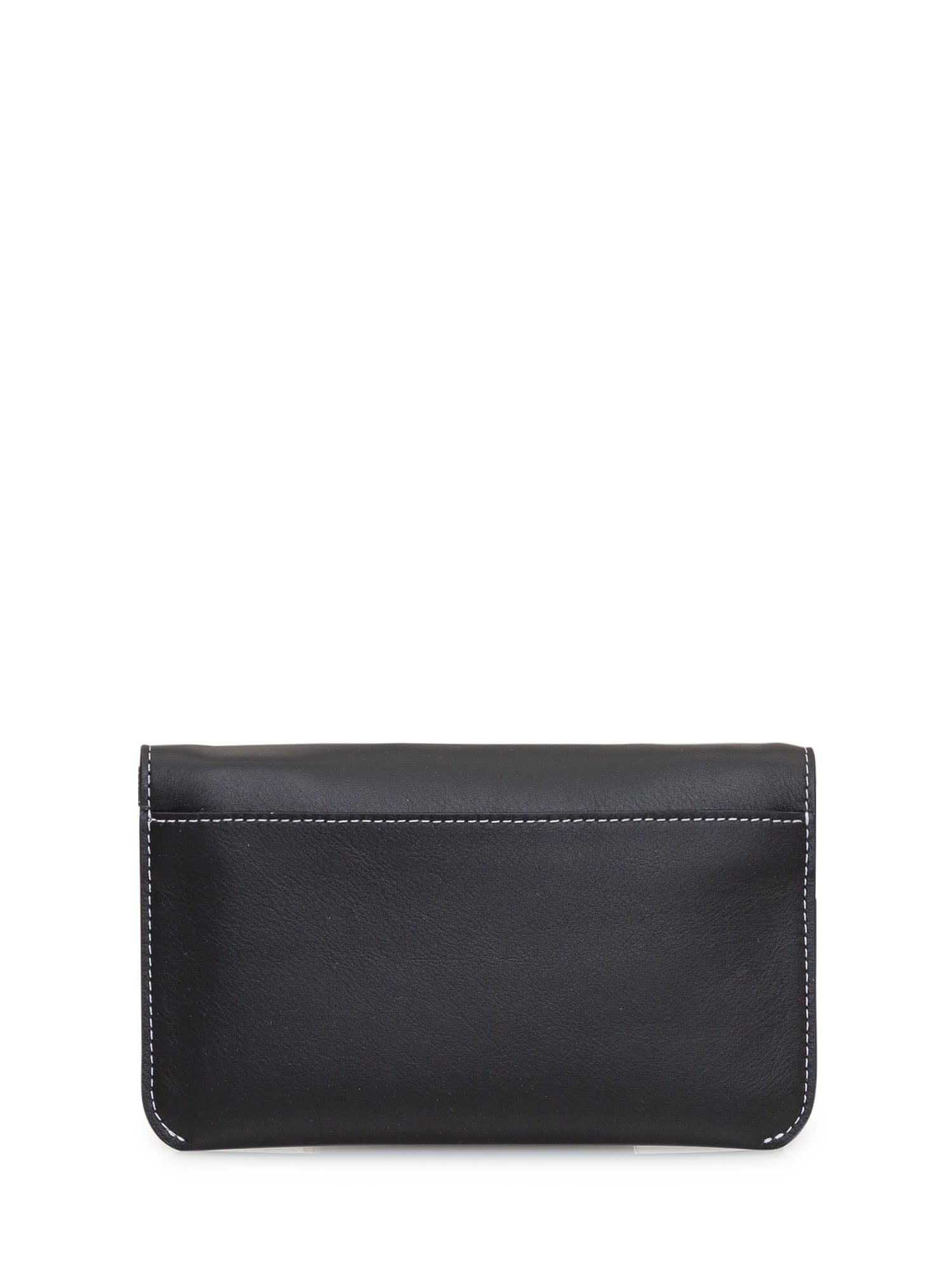 Shop Jw Anderson Chain Phone Clutch Bag In Black