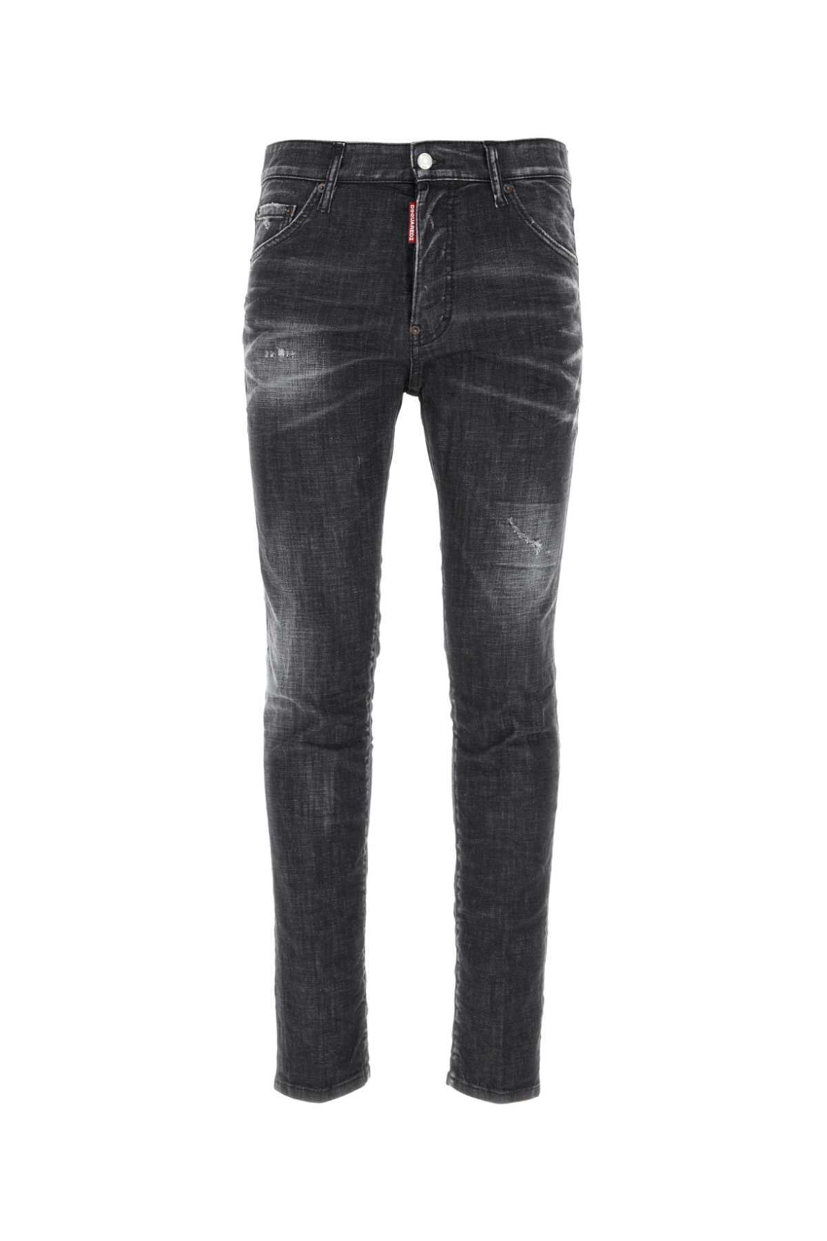 Dsquared2 Black Stretch Denim Cool Guy Jeans