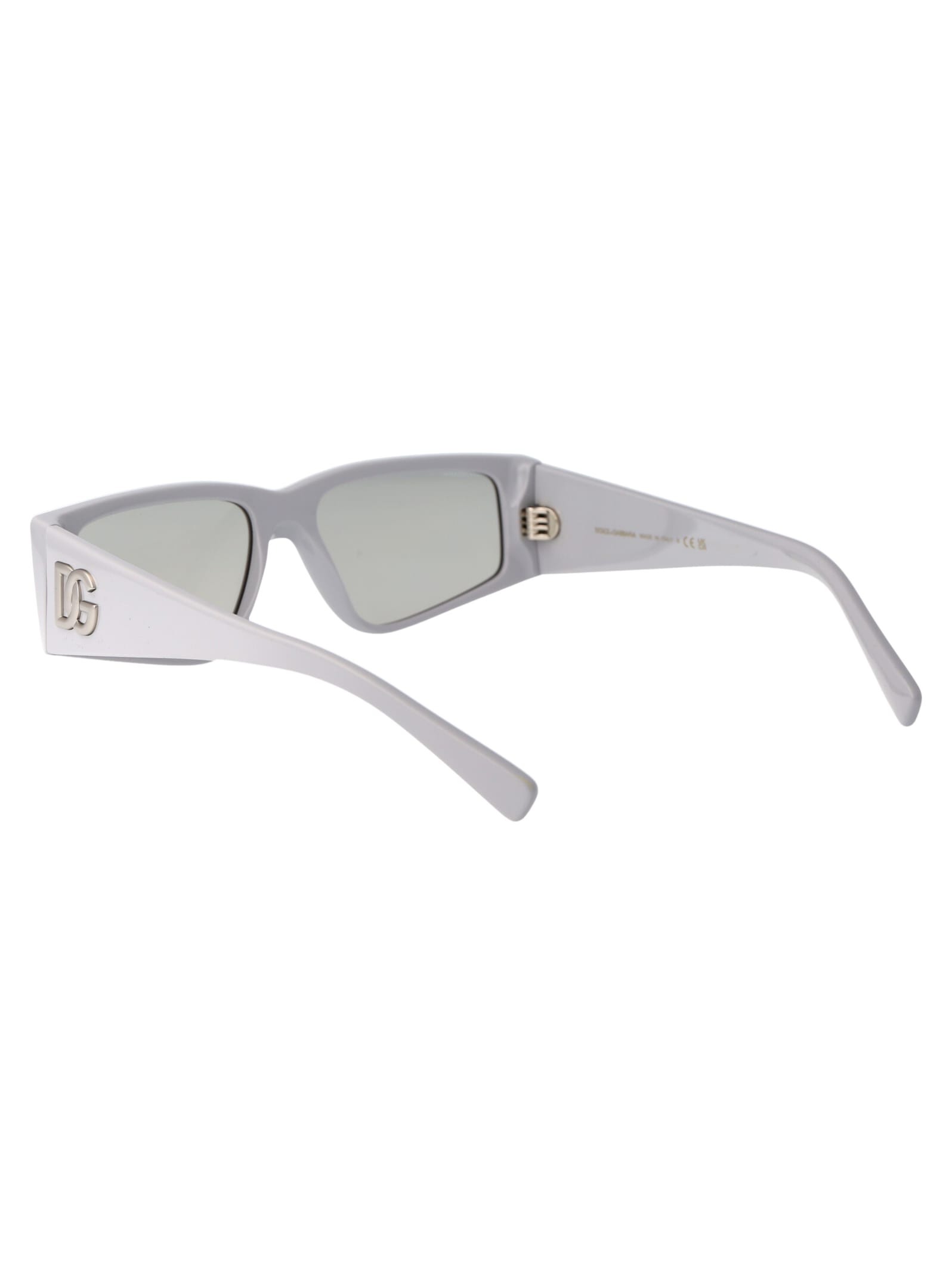 Shop Dolce &amp; Gabbana Eyewear 0dg4453 Sunglasses In 341887 Light Grey