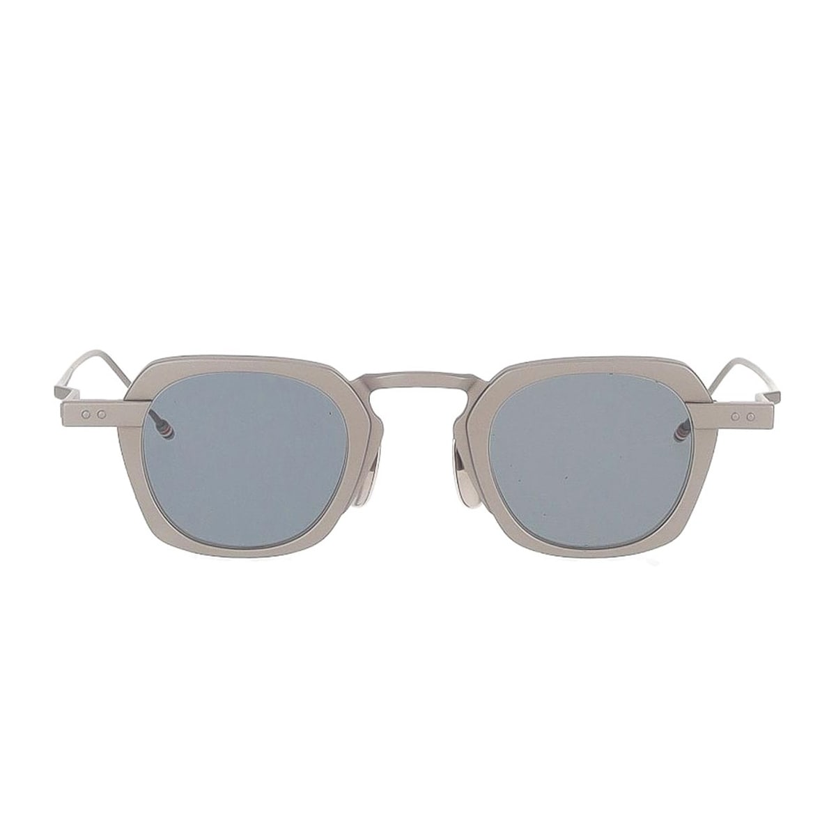 Thom Browne Ues930a - G0001 035-42/3n Matte Grey Glasses In Metallic