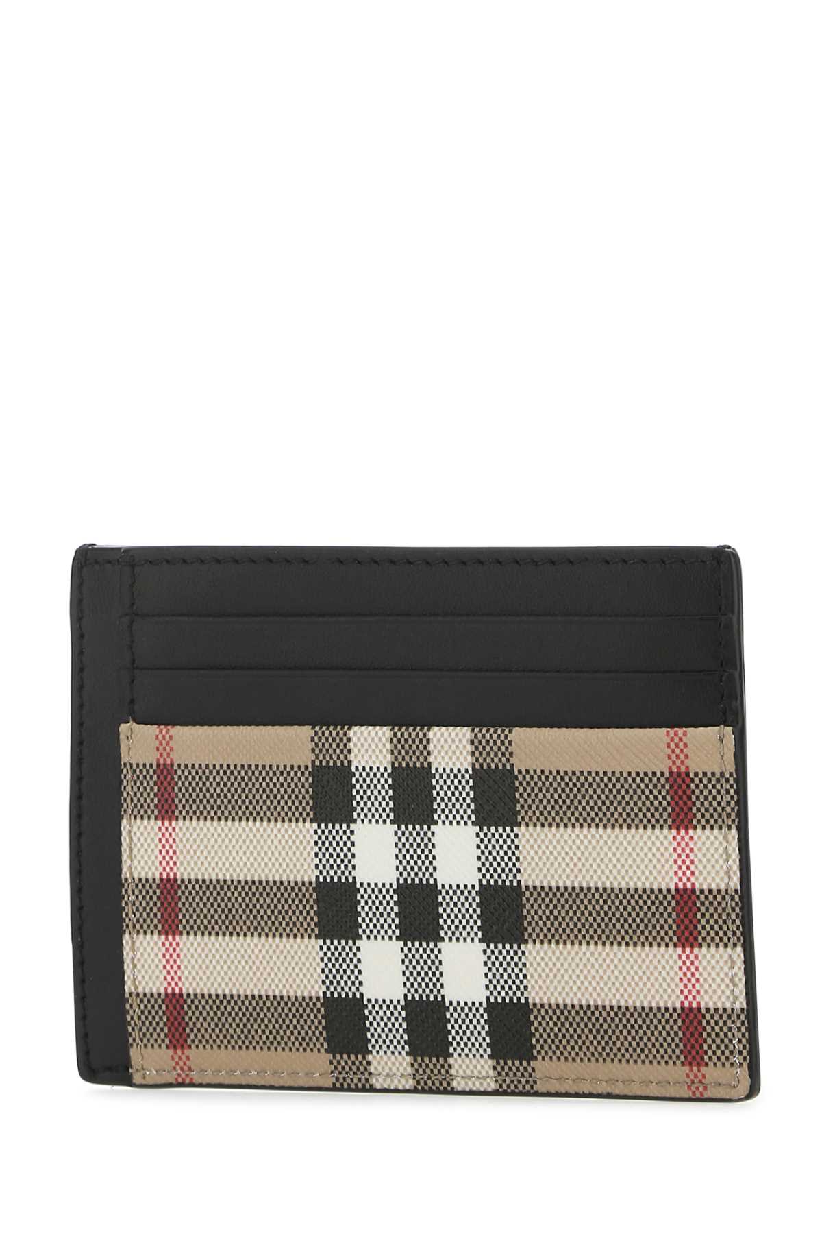 Shop Burberry Printed E-canvas Card Holder In A7026
