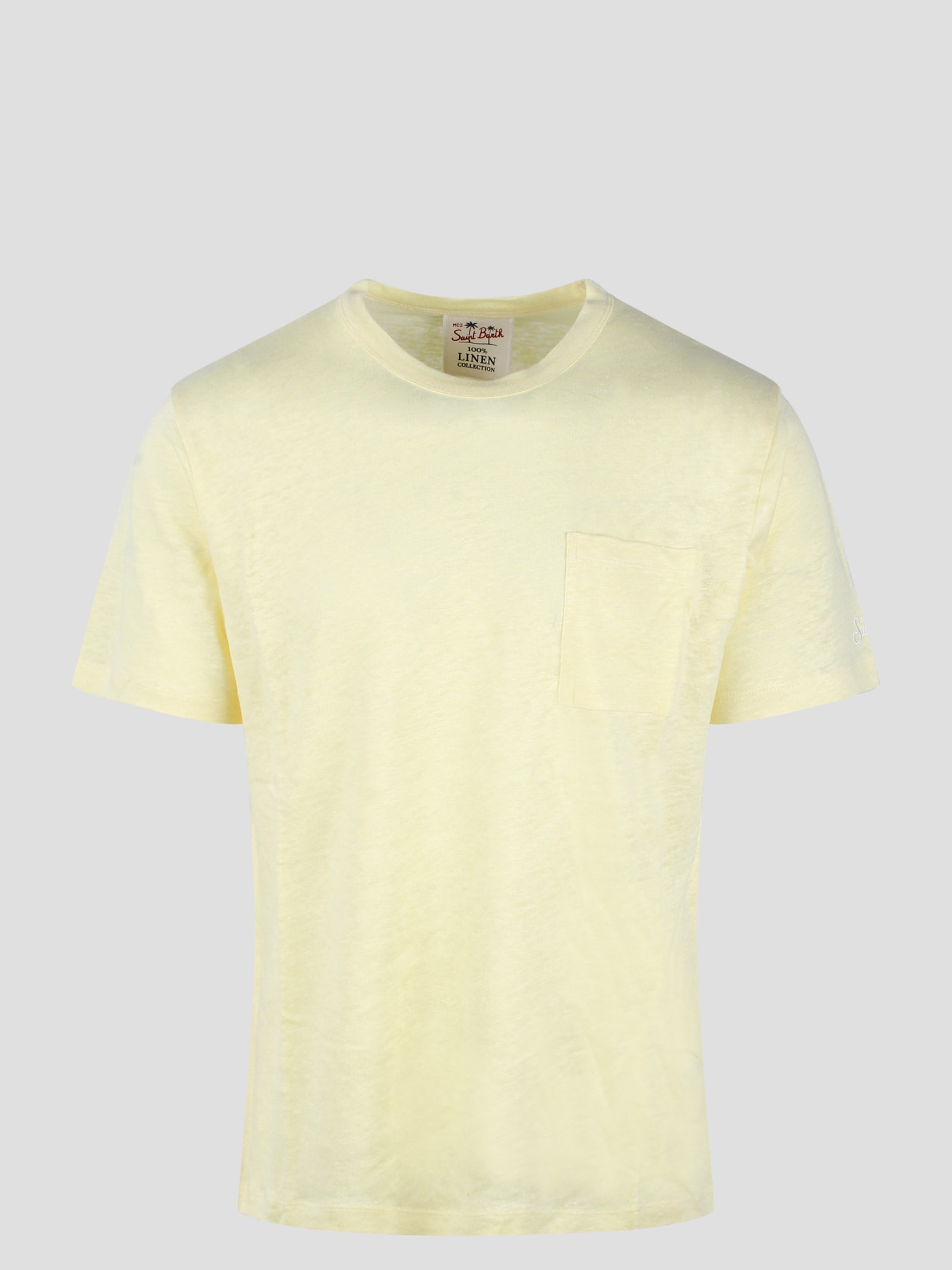 Shop Mc2 Saint Barth Ecstasea T-shirt In Yellow & Orange
