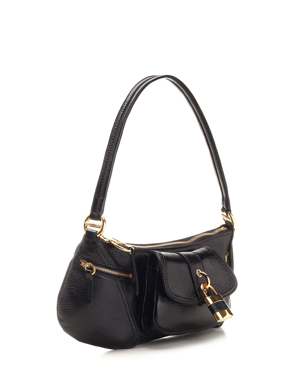 Shop Chloé The 99 Shoulder Bag In Black