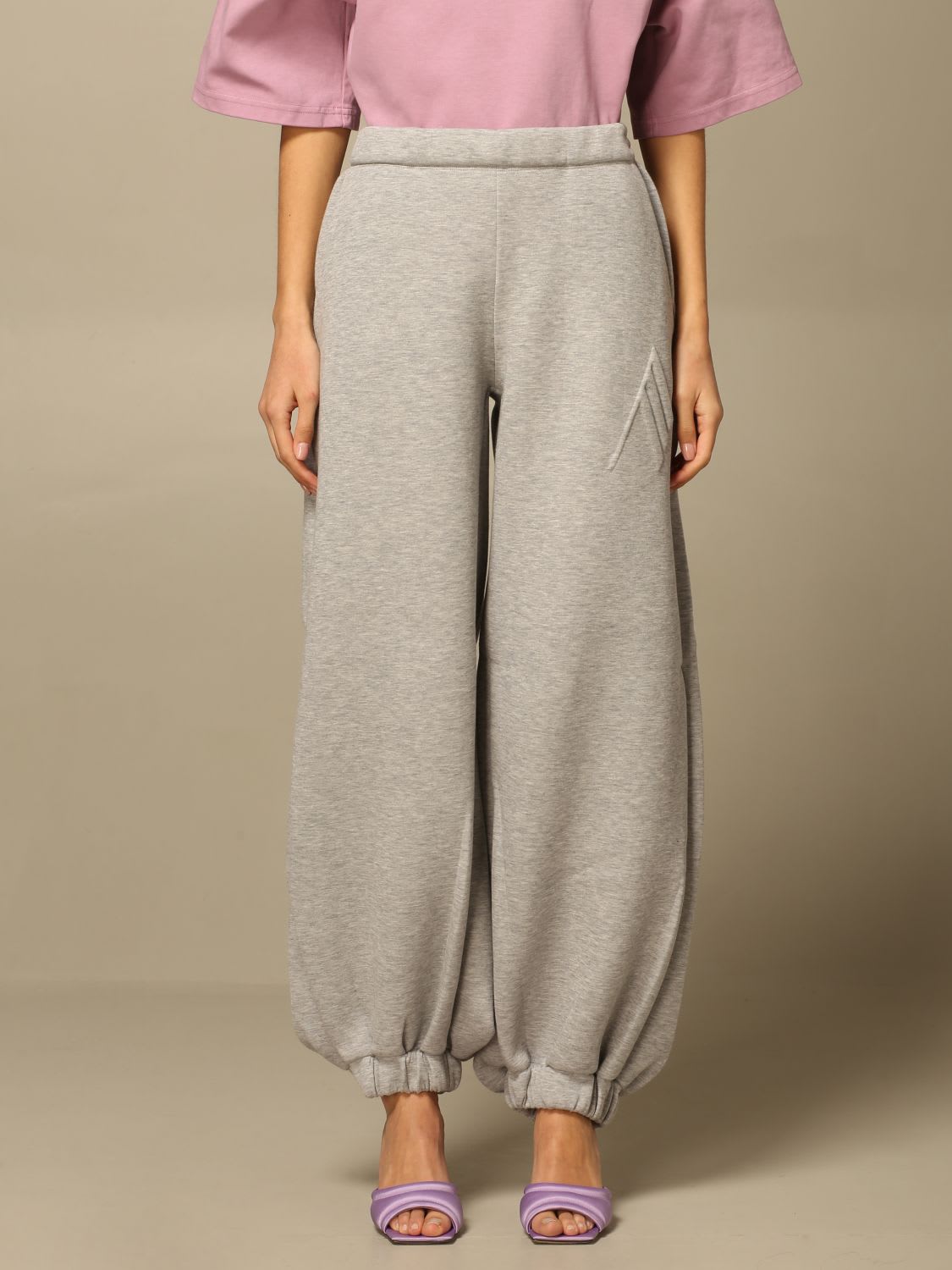 The Attico Pants Carter Life At Large Capsule The Attico Sweatpants In Cotton