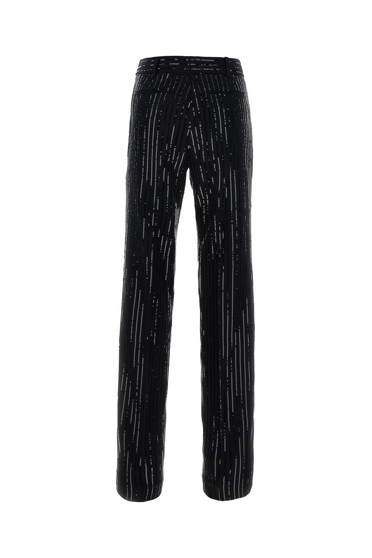 Shop Michael Kors Black Triacetate Blend Pant In 001